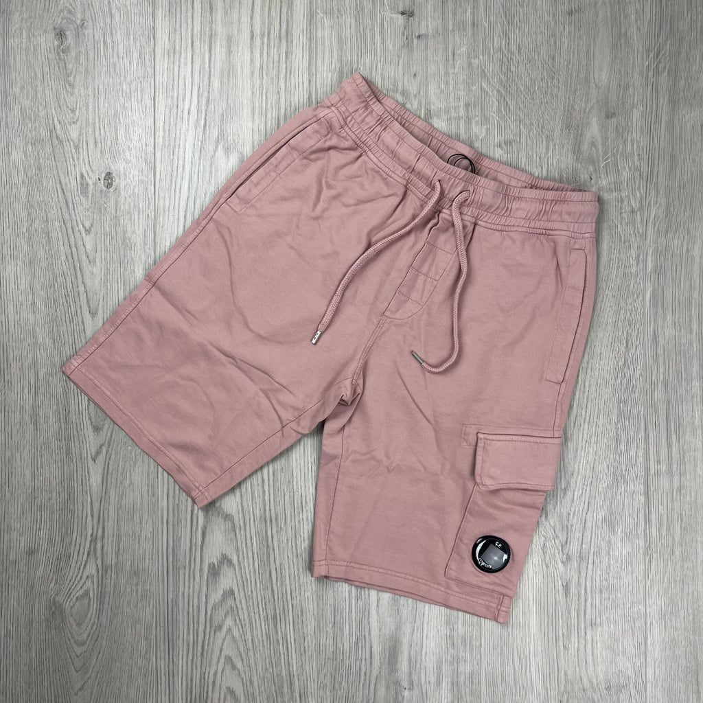 CP Company Jersey Shorts - Misty Rose -Usfansport