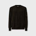 C.P. Company Lambswool GRS Lens Crewneck I Sort