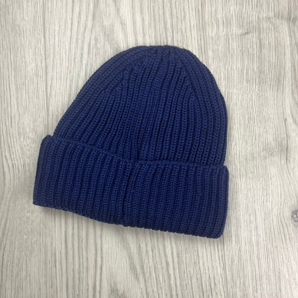 CP Company Lens Beanie - Estate Blue -Usfansport