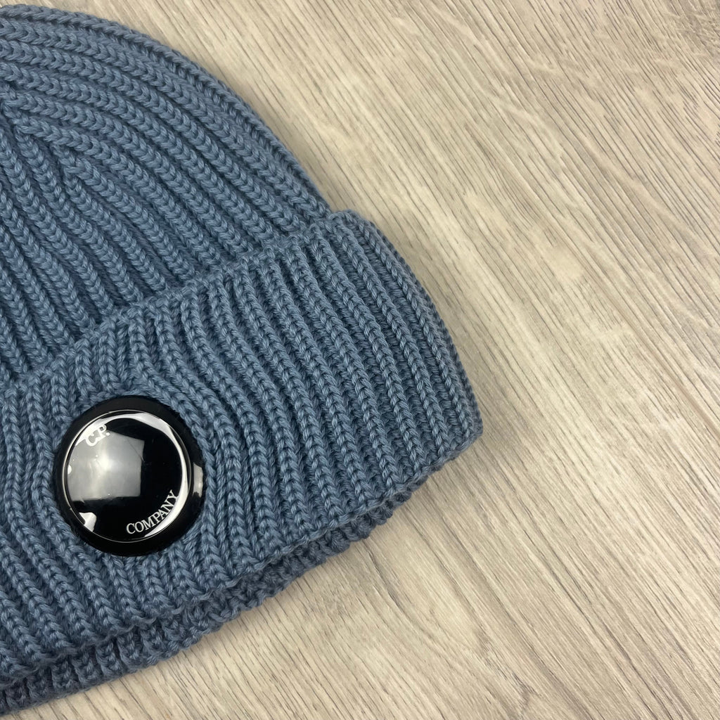CP Company Lens Beanie - Flint Stone -Usfansport