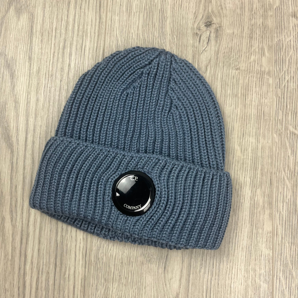CP Company Lens Beanie - Flint Stone -Usfansport