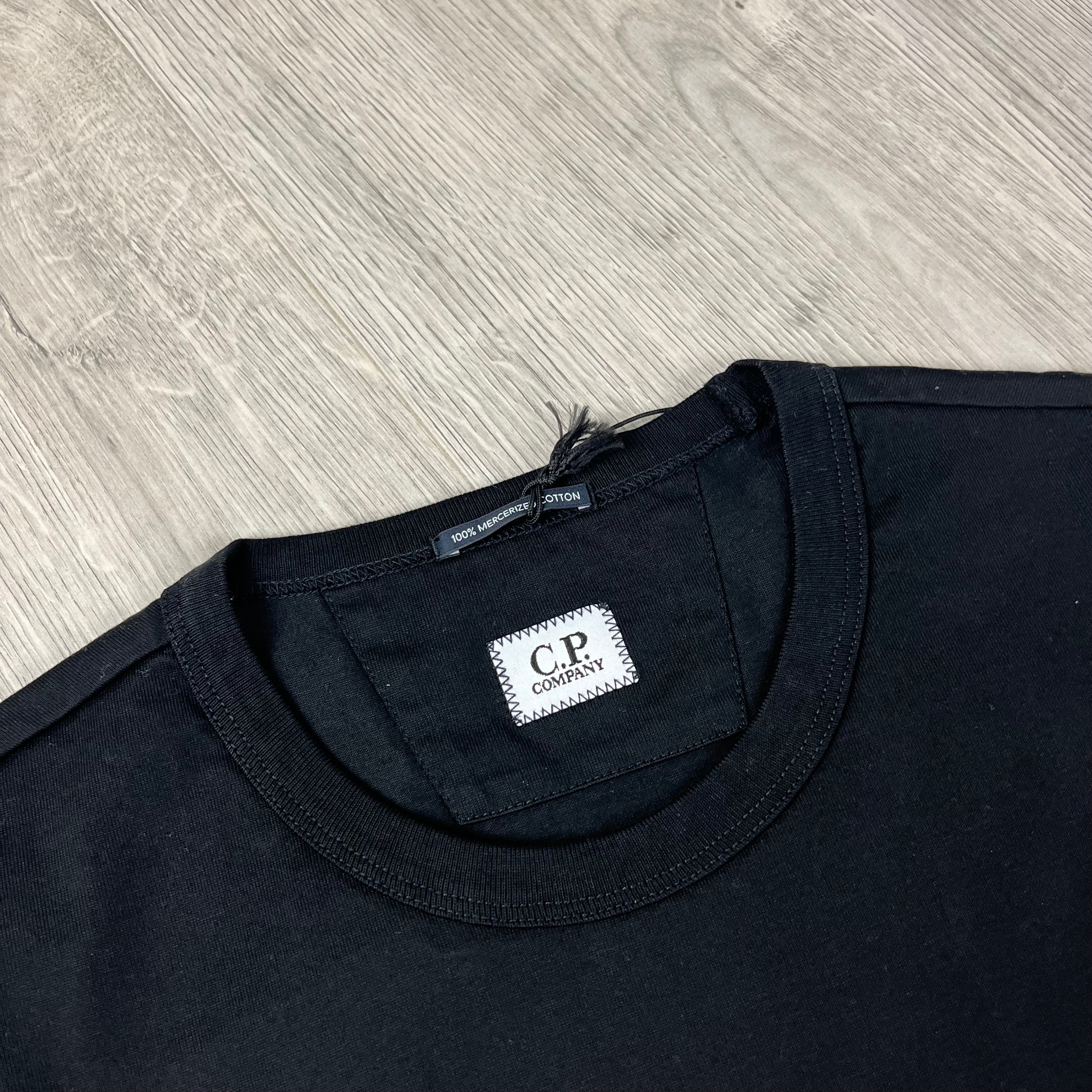 CP Company Patch T-Shirt - Black -Usfansport