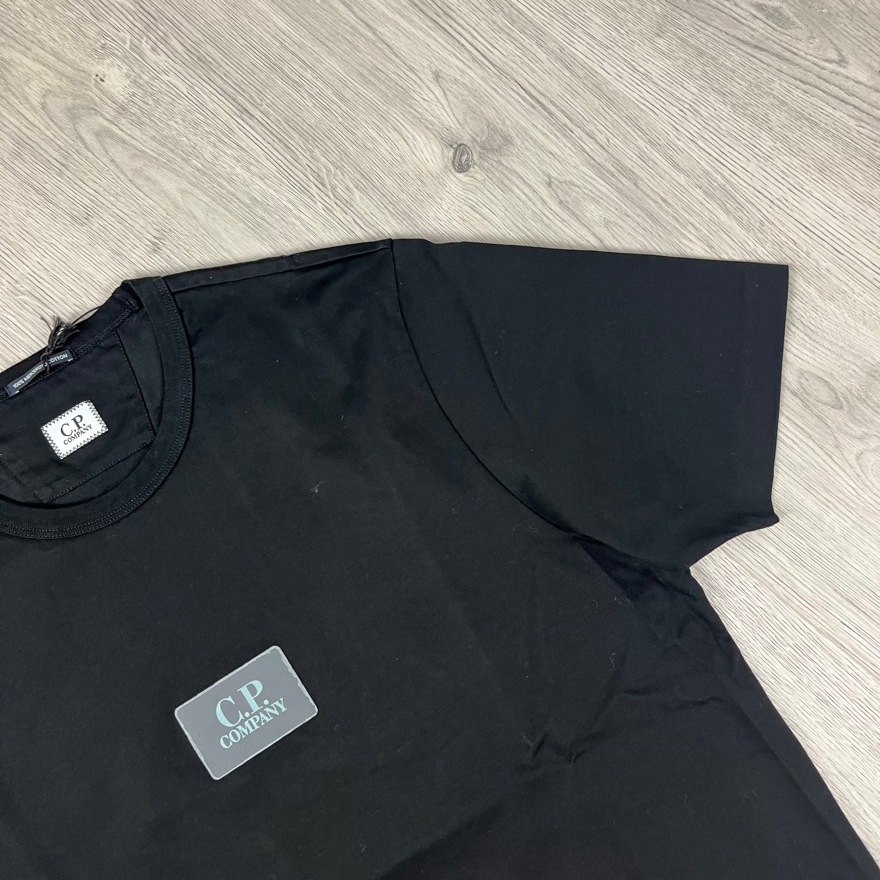 CP Company Patch T-Shirt - Black -Usfansport
