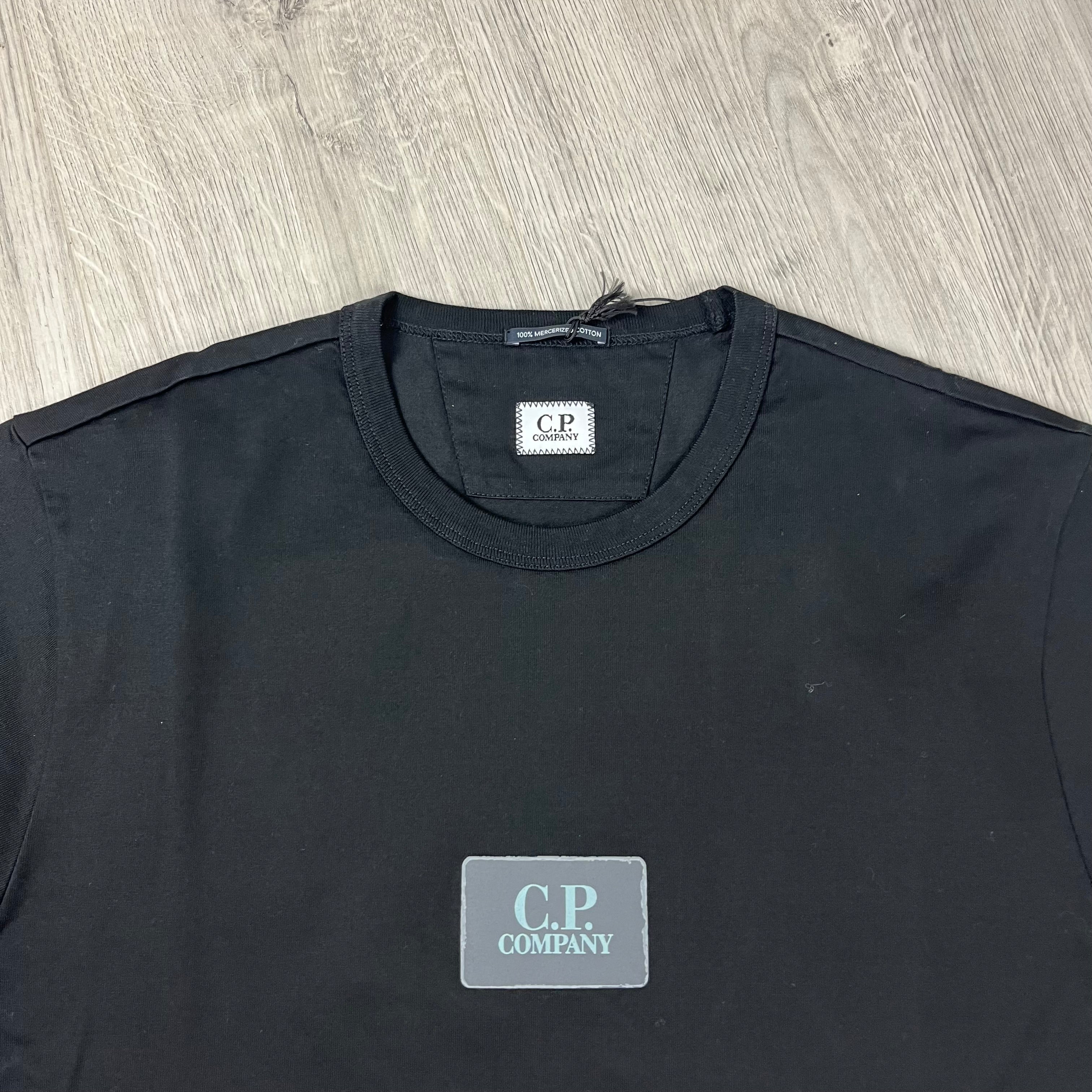 CP Company Patch T-Shirt - Black -Usfansport