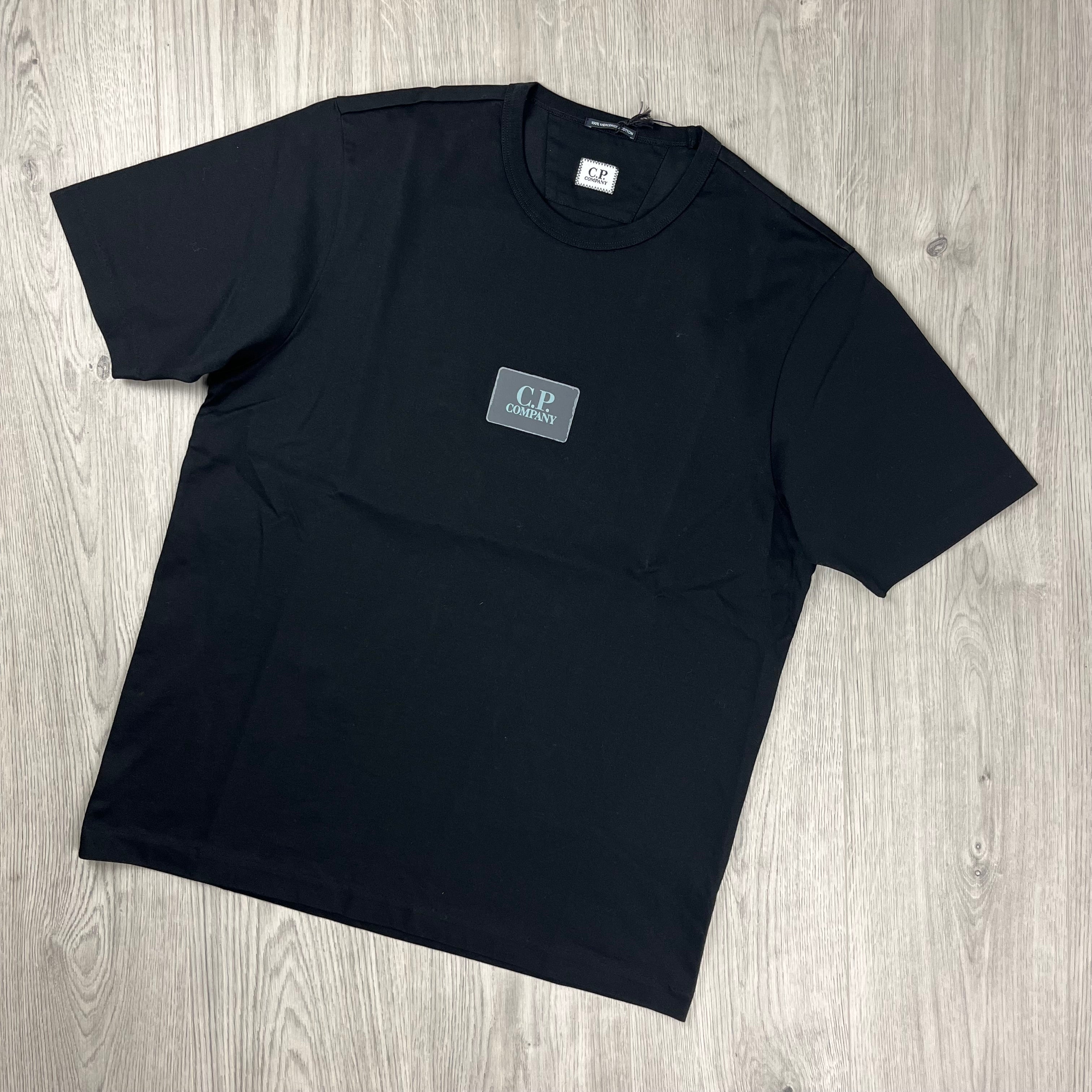 CP Company Patch T-Shirt - Black -Usfansport
