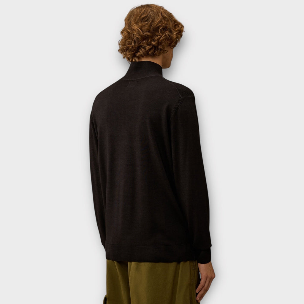 C.P. Company Merino Wool Halfzip I Total eclipse/Blue