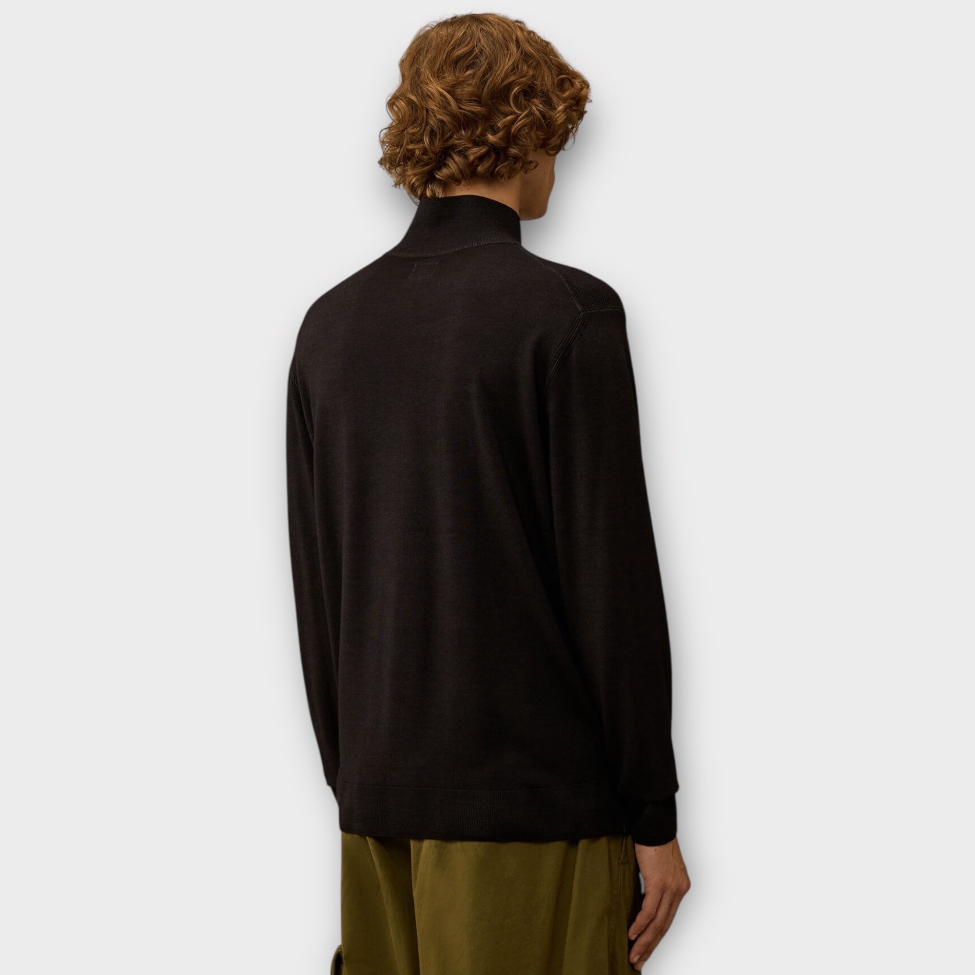 C.P. Company Merino Wool Halfzip I Total eclipse/Blue