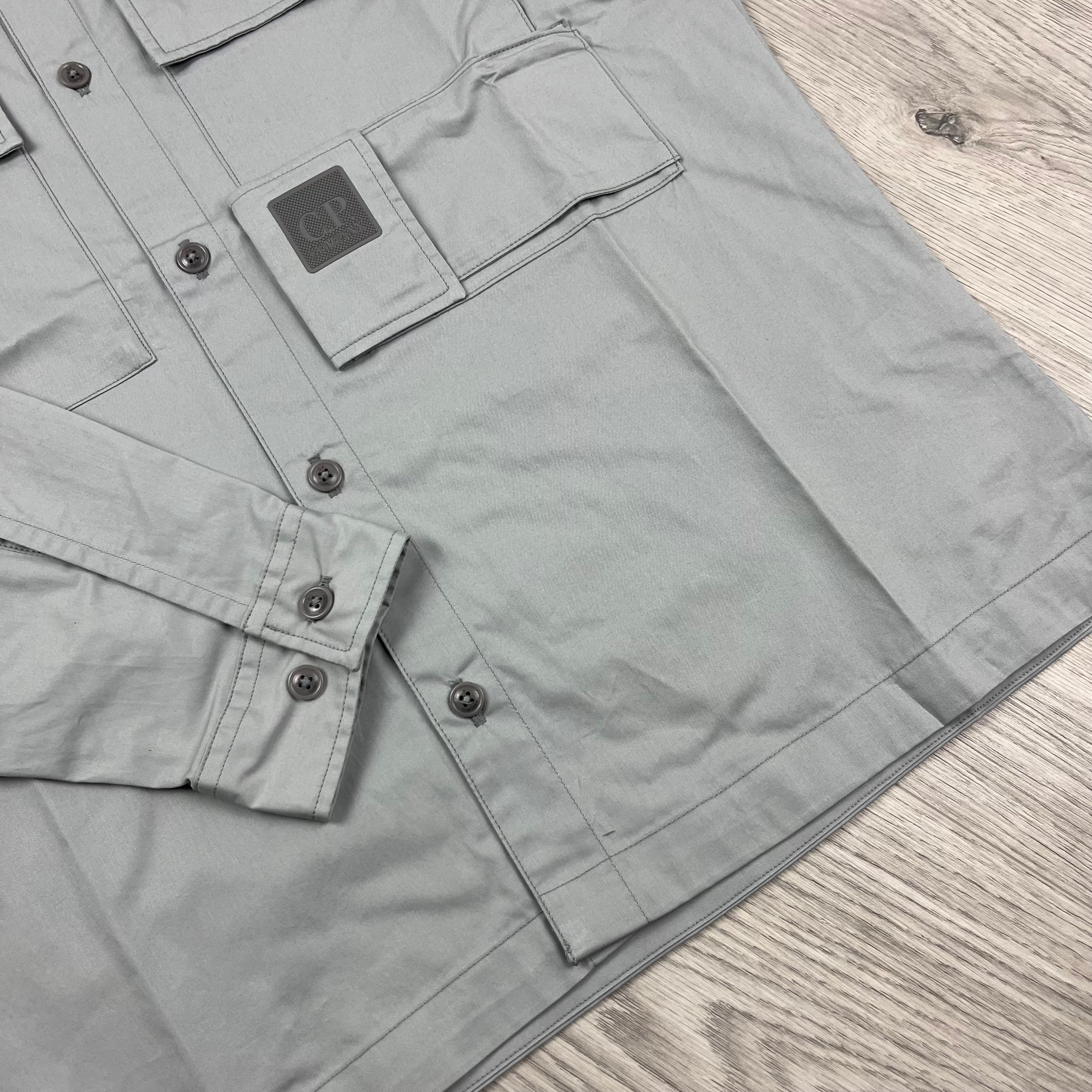 CP Company Metropolis Overshirt - Limestone -Usfansport