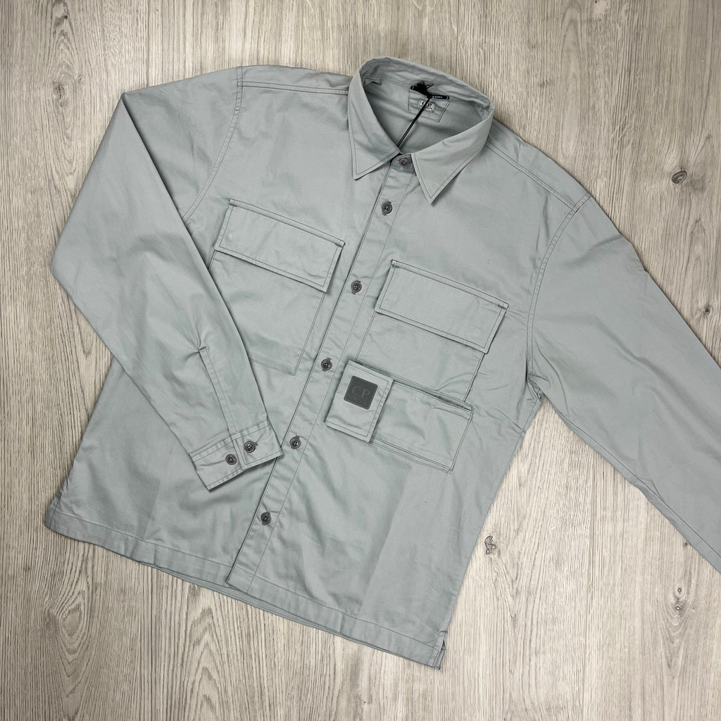 CP Company Metropolis Overshirt - Limestone -Usfansport