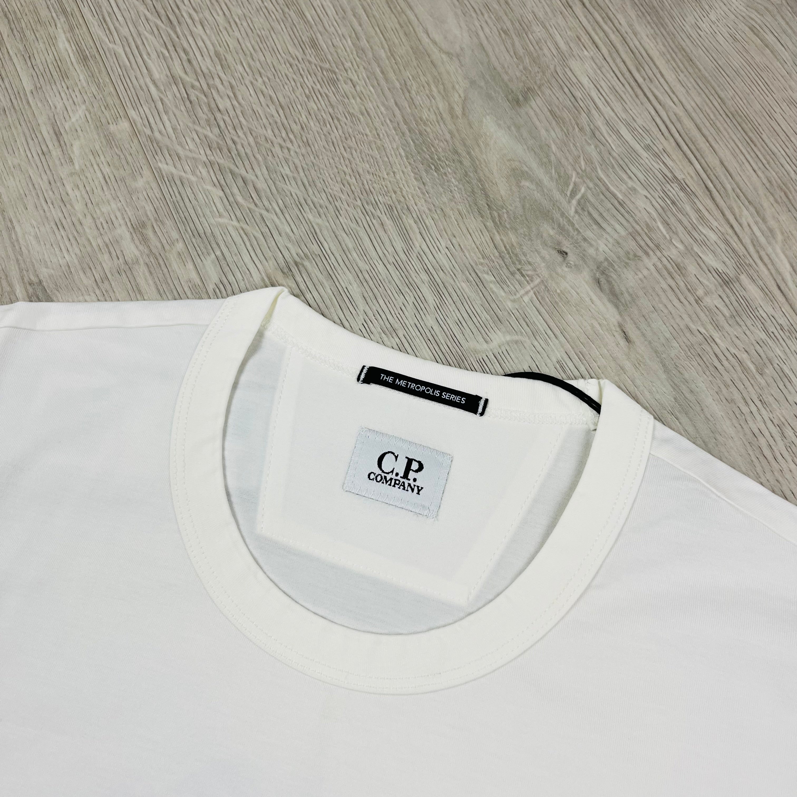 CP Company Metropolis T-Shirt - White -Usfansport