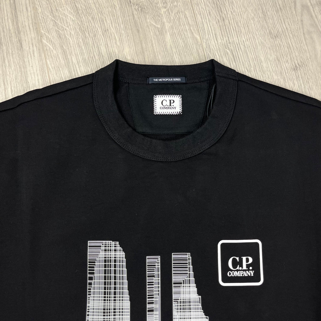 CP Company Metropolis Sweatshirt - Black -Usfansport