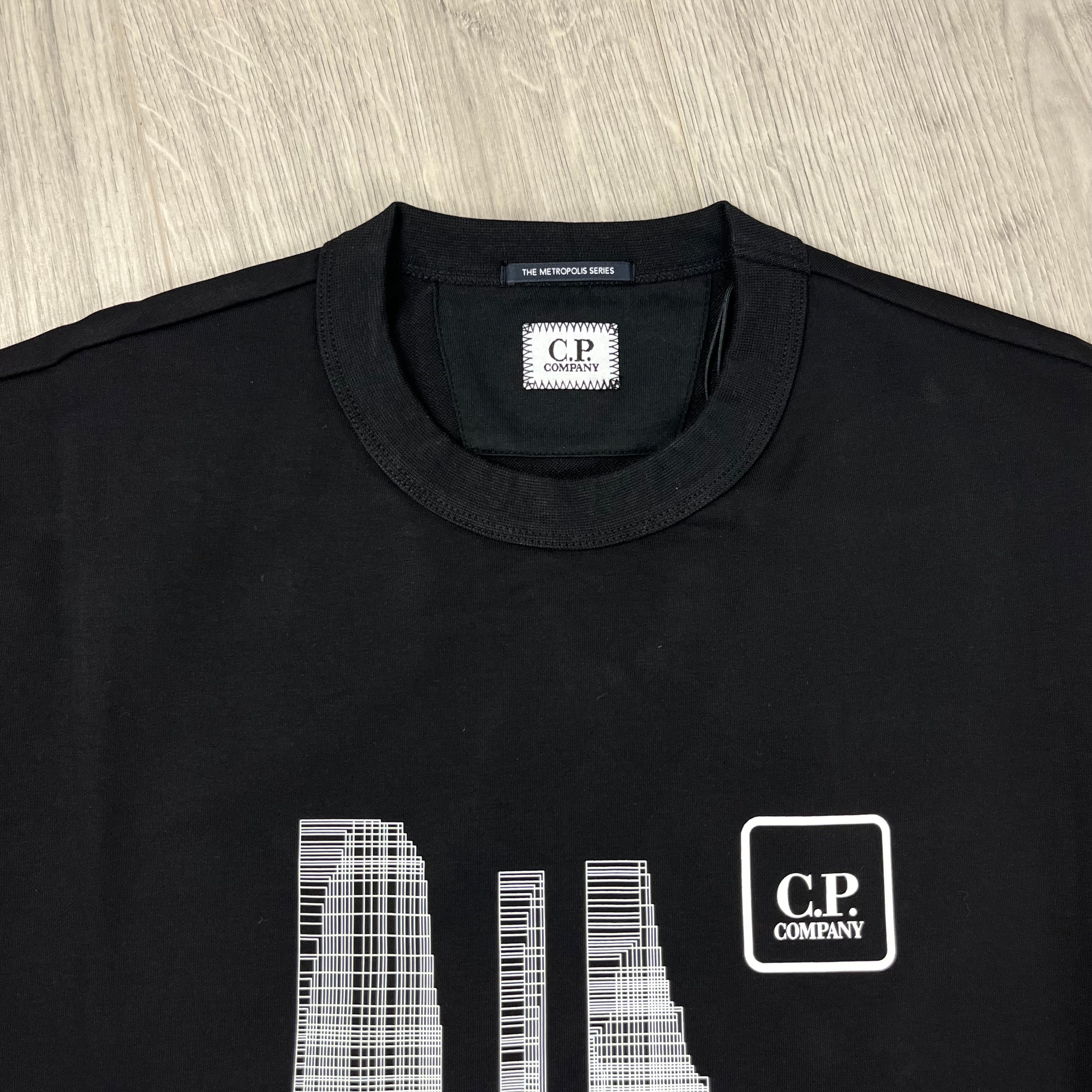 CP Company Metropolis Sweatshirt - Black -Usfansport