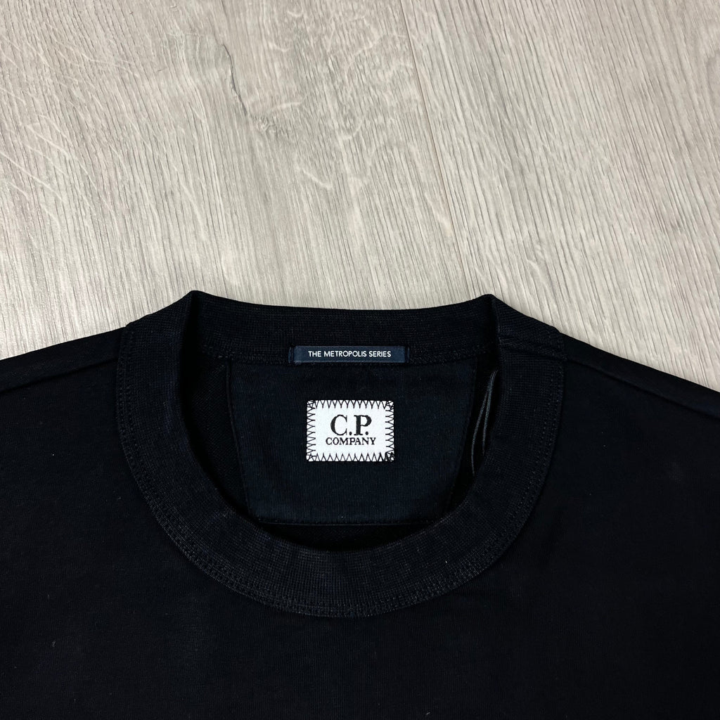 CP Company Metropolis Sweatshirt - Black -Usfansport