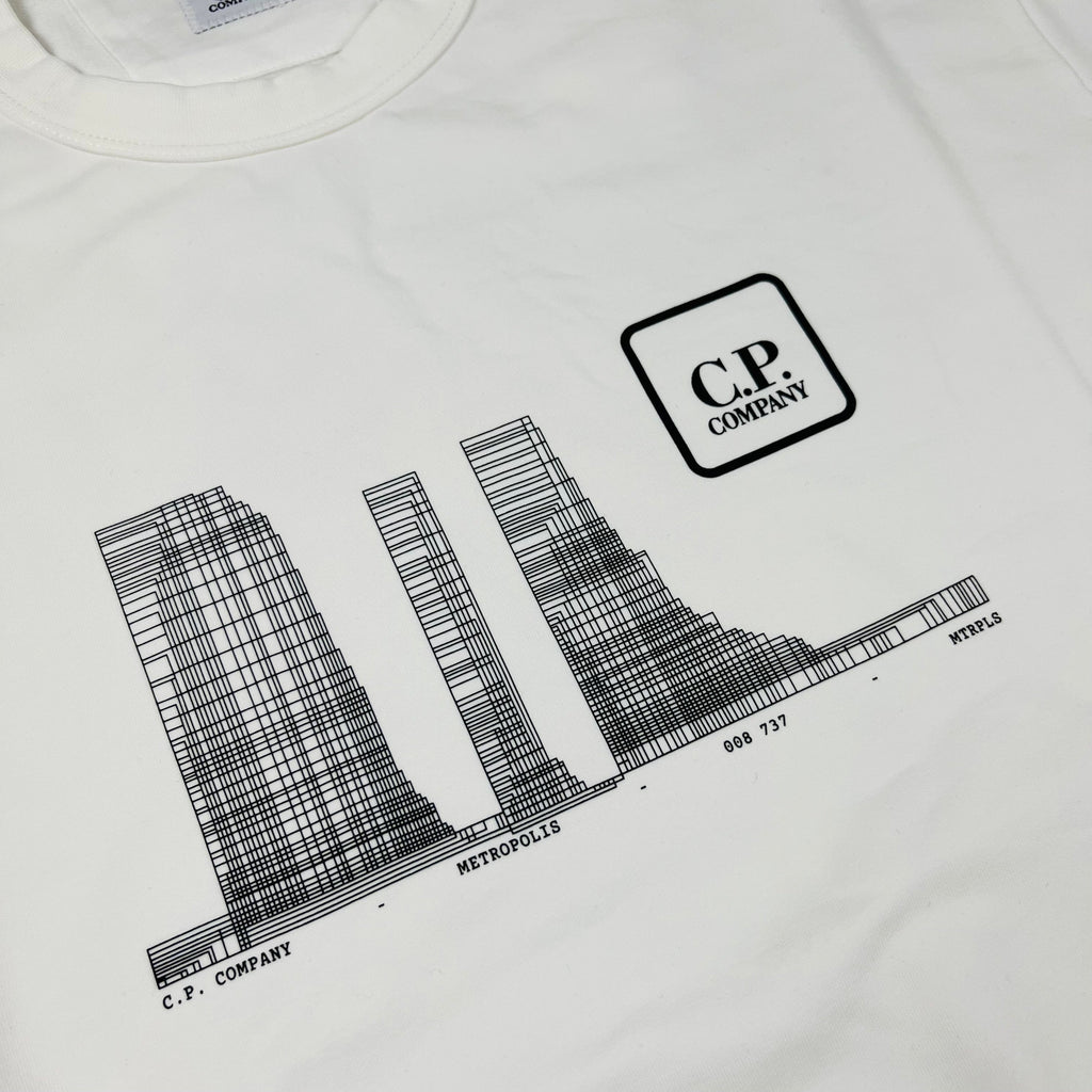 CP Company Metropolis Sweatshirt - White -Usfansport