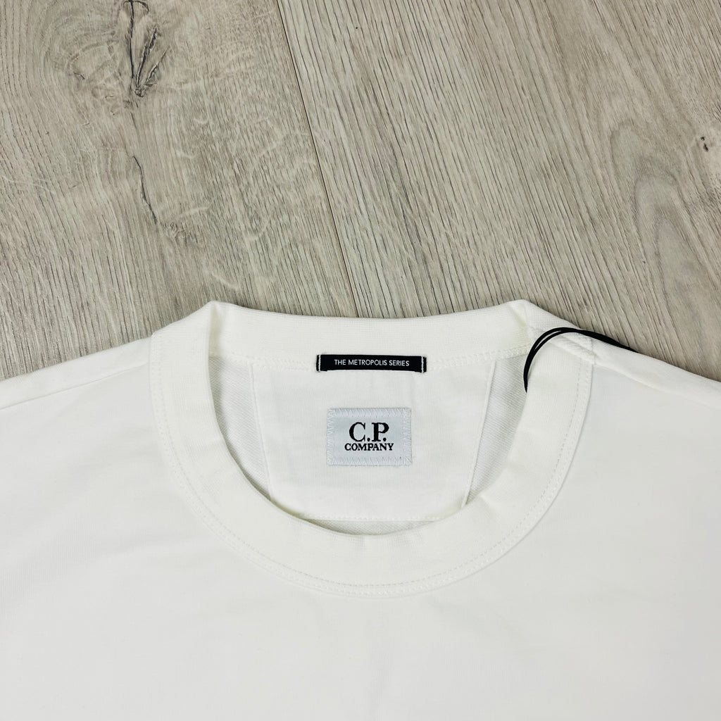 CP Company Metropolis Sweatshirt - White -Usfansport
