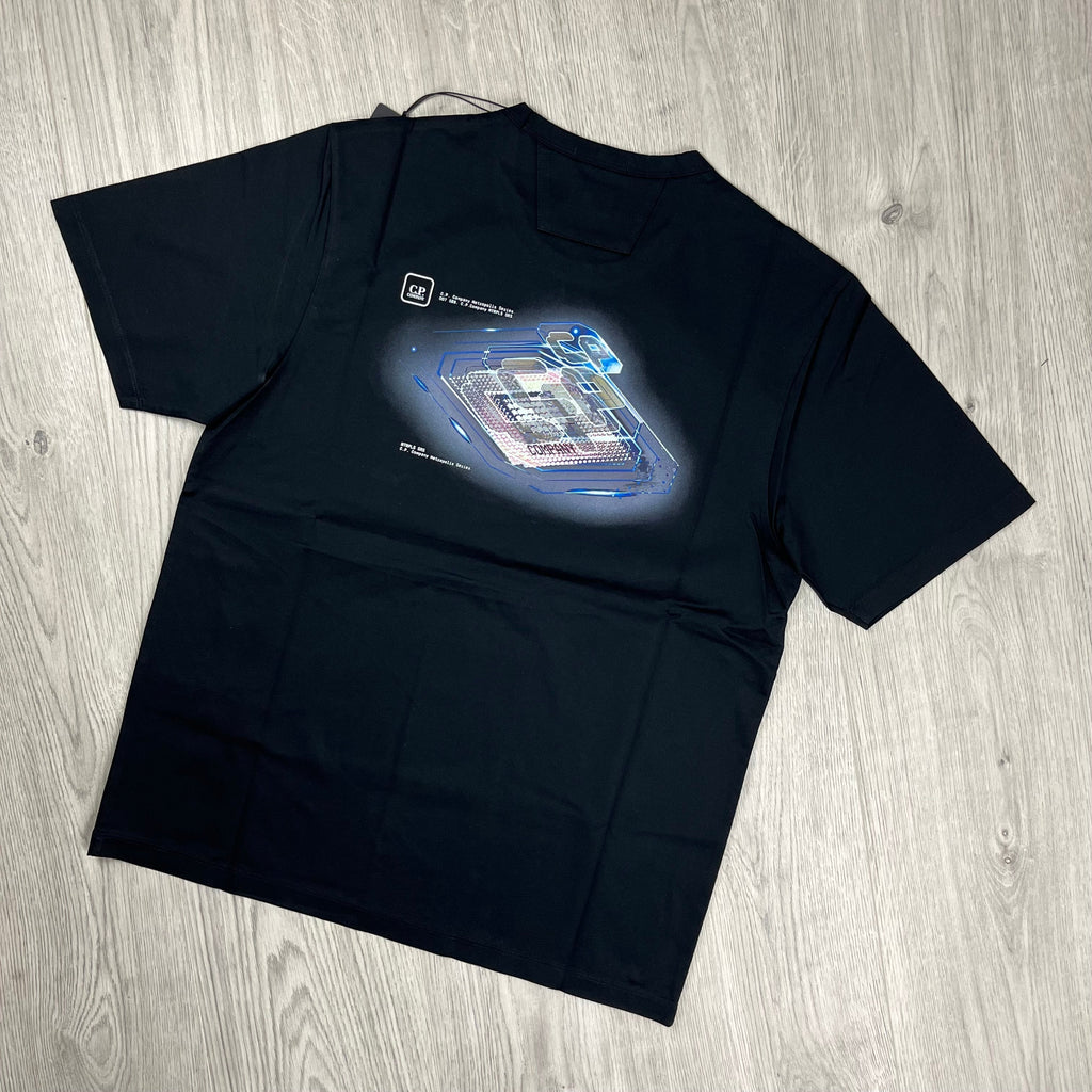 CP Company Metropolis T-Shirt - Black -Usfansport