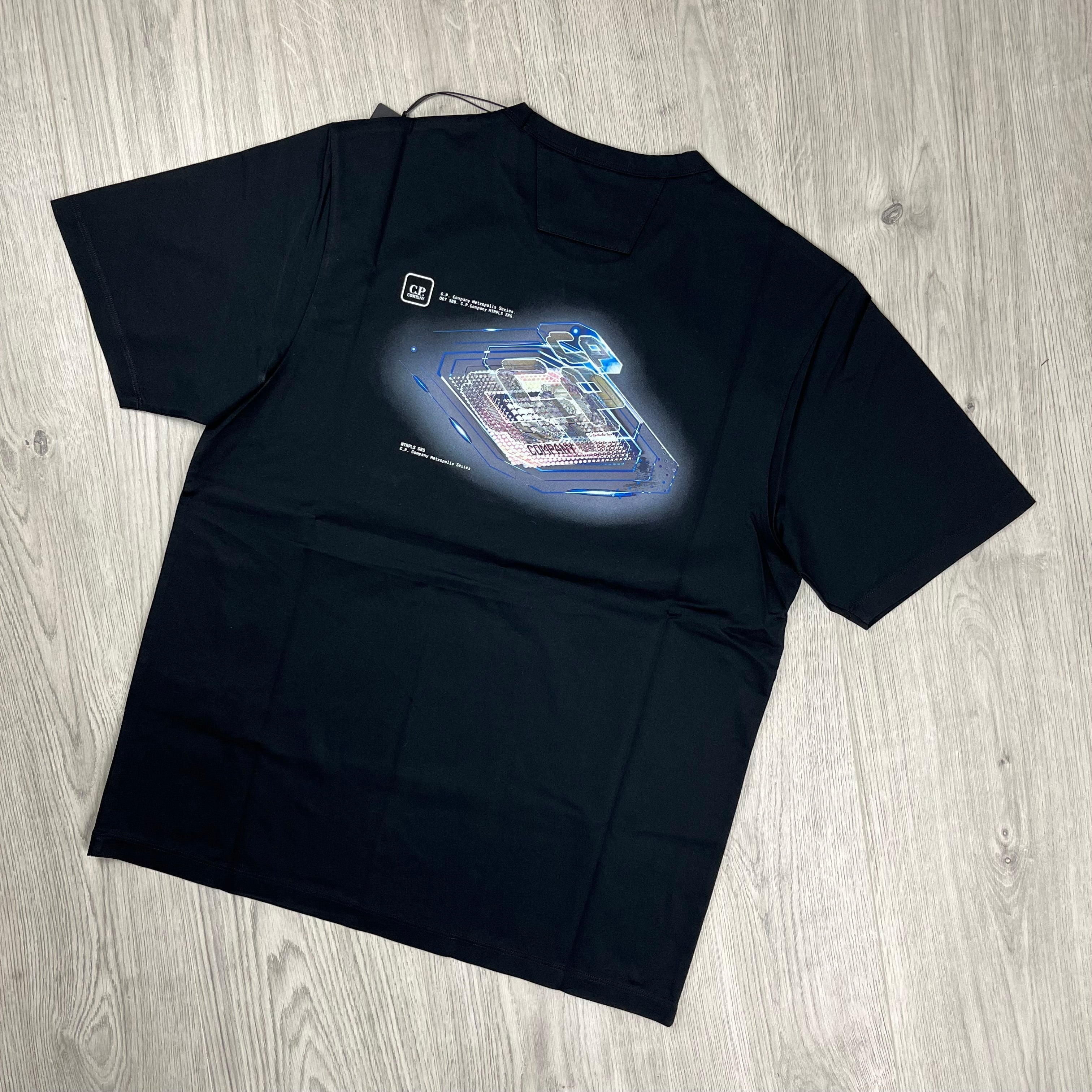 CP Company Metropolis T-Shirt - Black -Usfansport