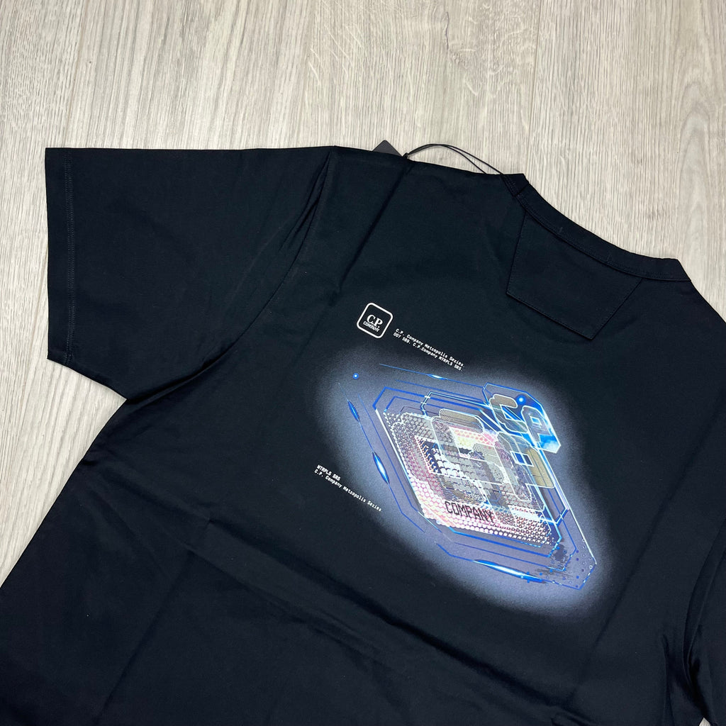 CP Company Metropolis T-Shirt - Black -Usfansport
