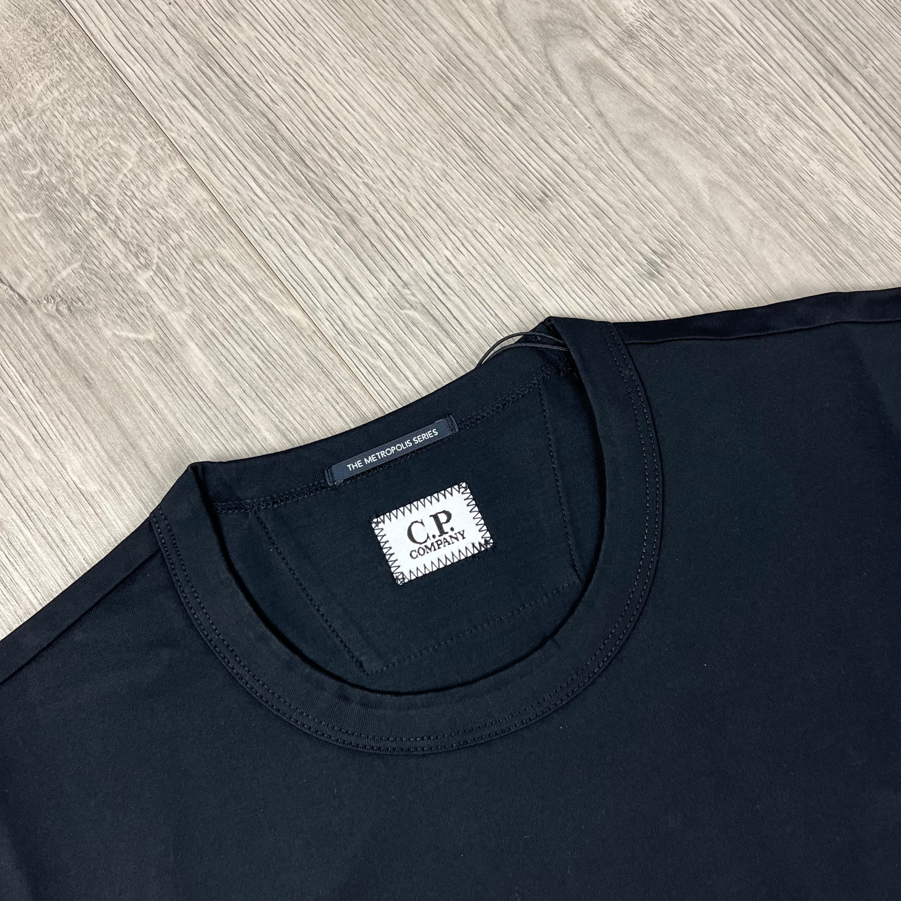 CP Company Metropolis T-Shirt - Black -Usfansport