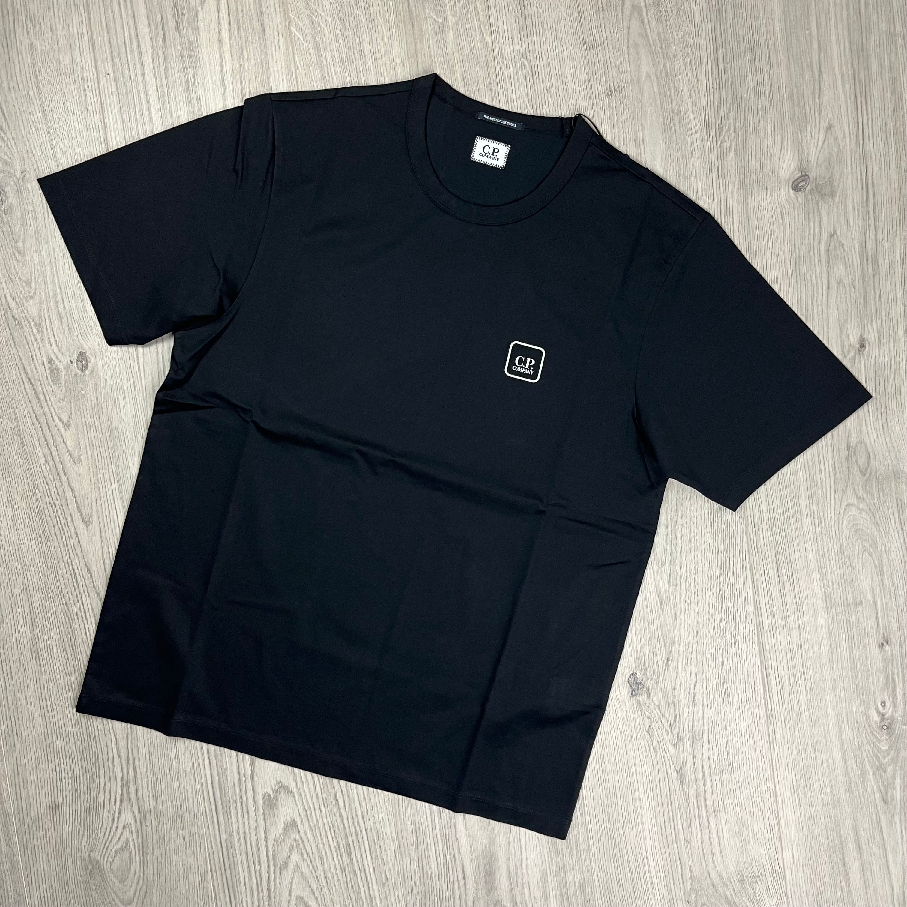 CP Company Metropolis T-Shirt - Black -Usfansport