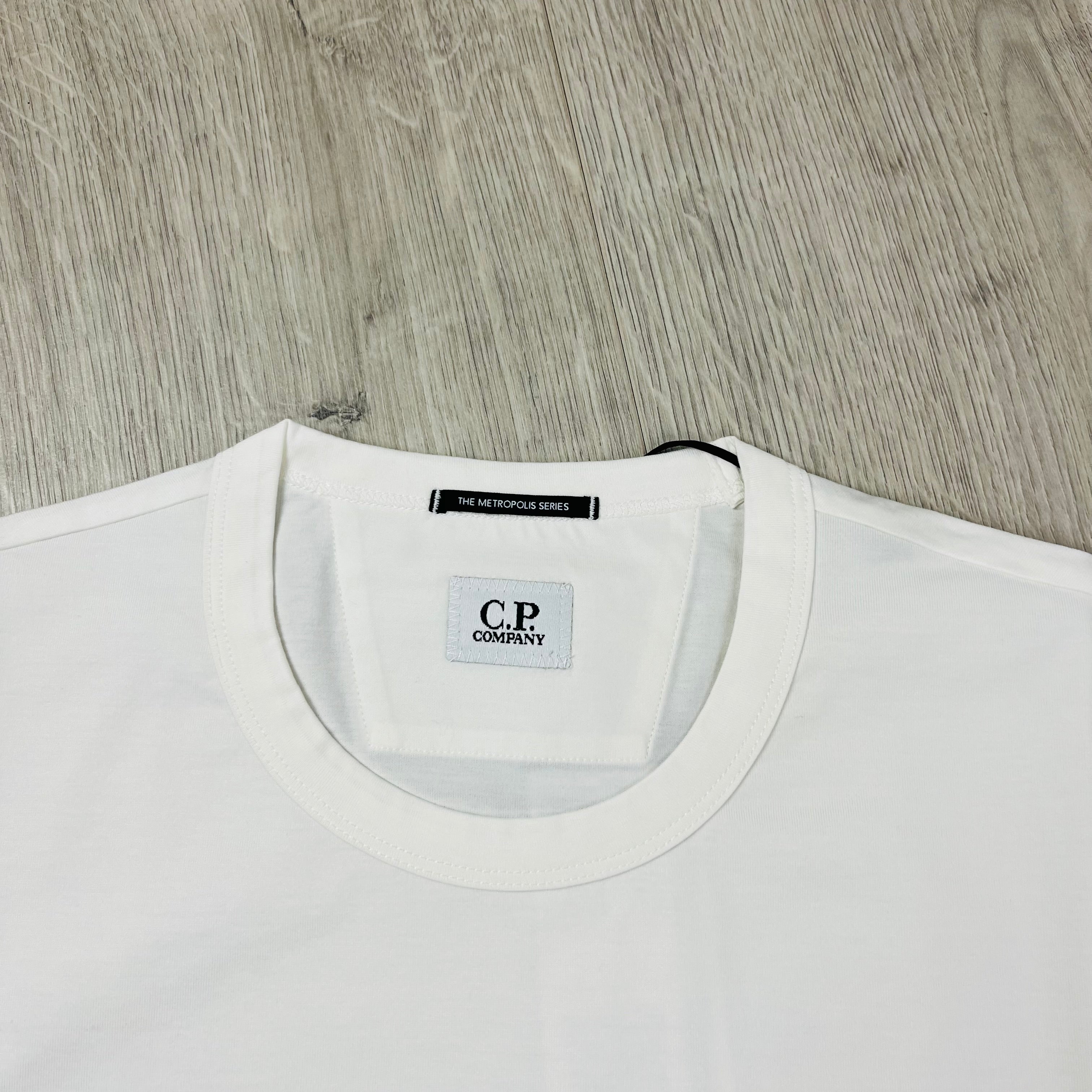 CP Company Metropolis T-Shirt - White -Usfansport