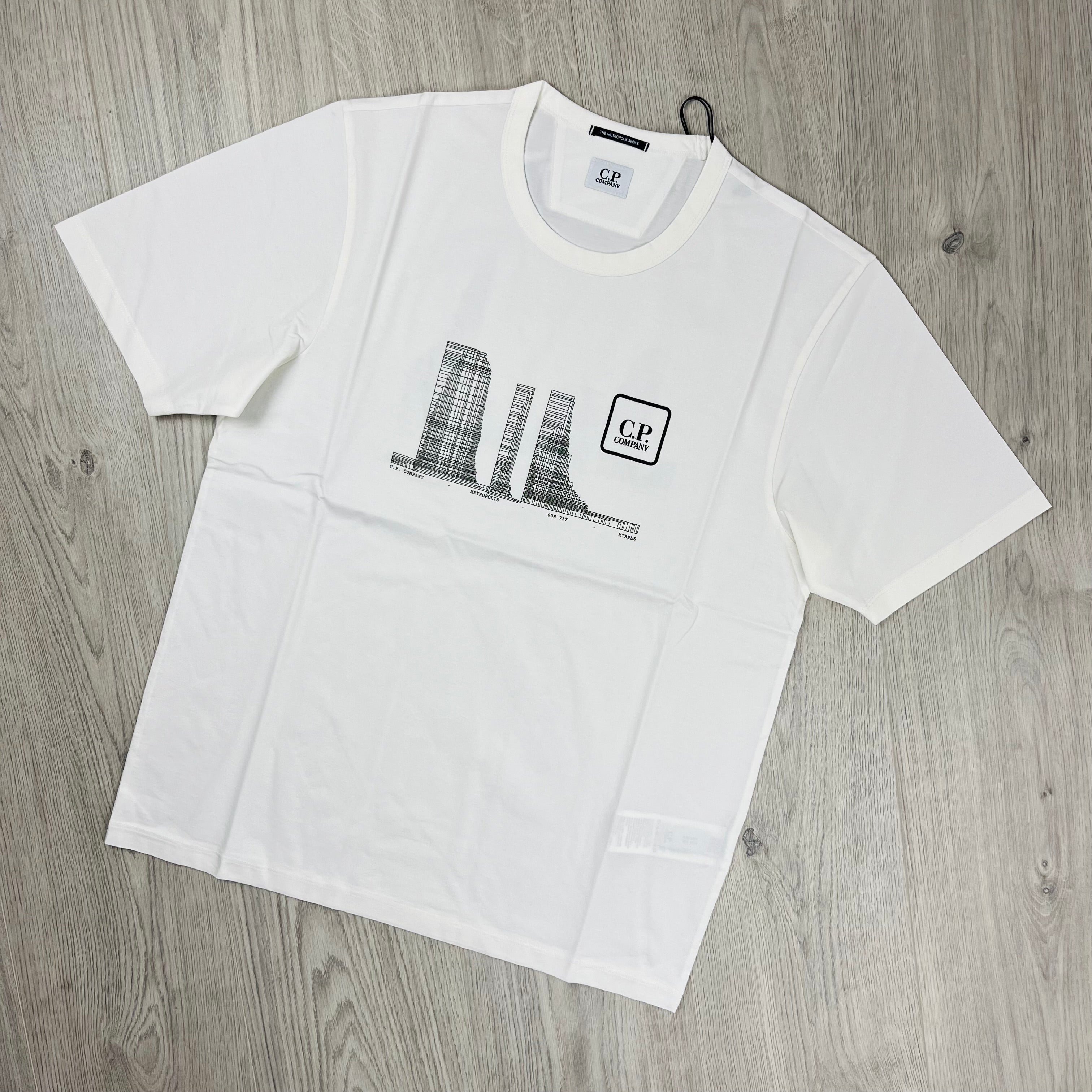 CP Company Metropolis T-Shirt - White -Usfansport