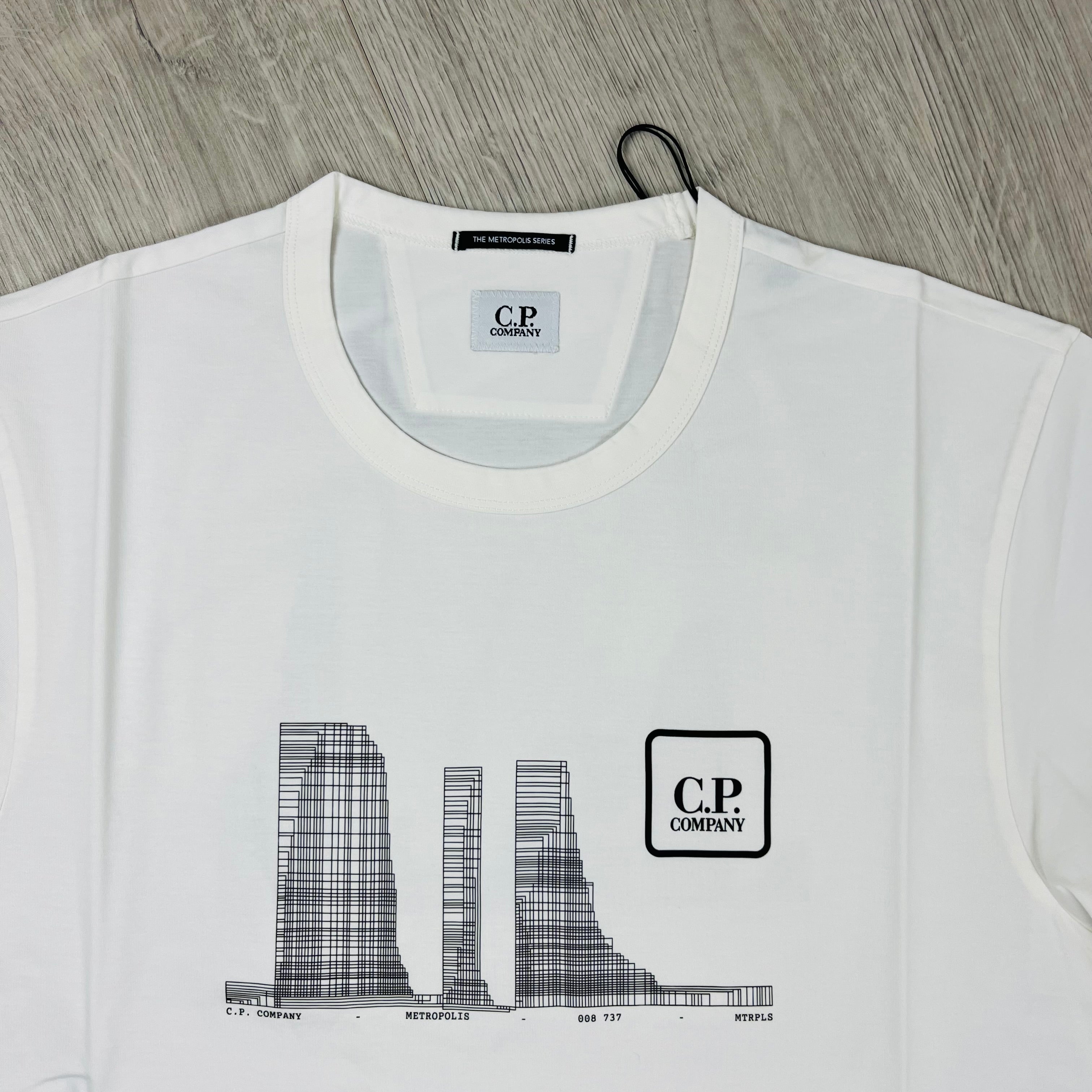 CP Company Metropolis T-Shirt - White -Usfansport