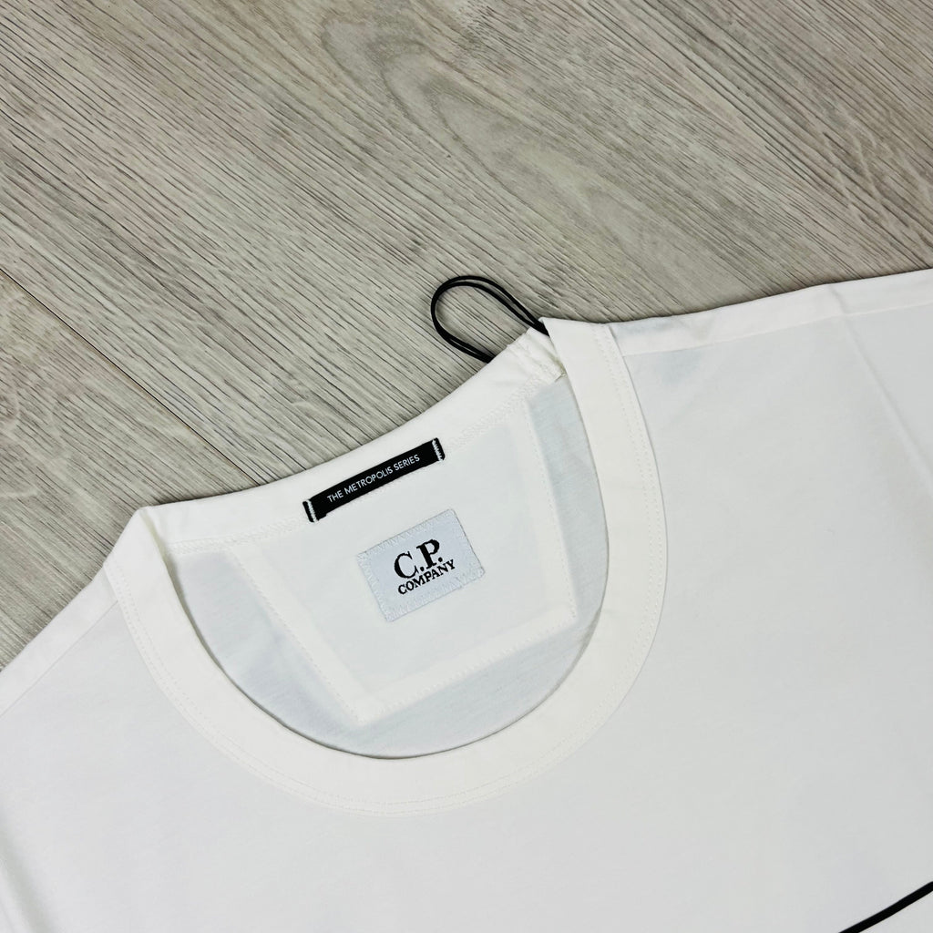 CP Company Metropolis T-Shirt - White -Usfansport