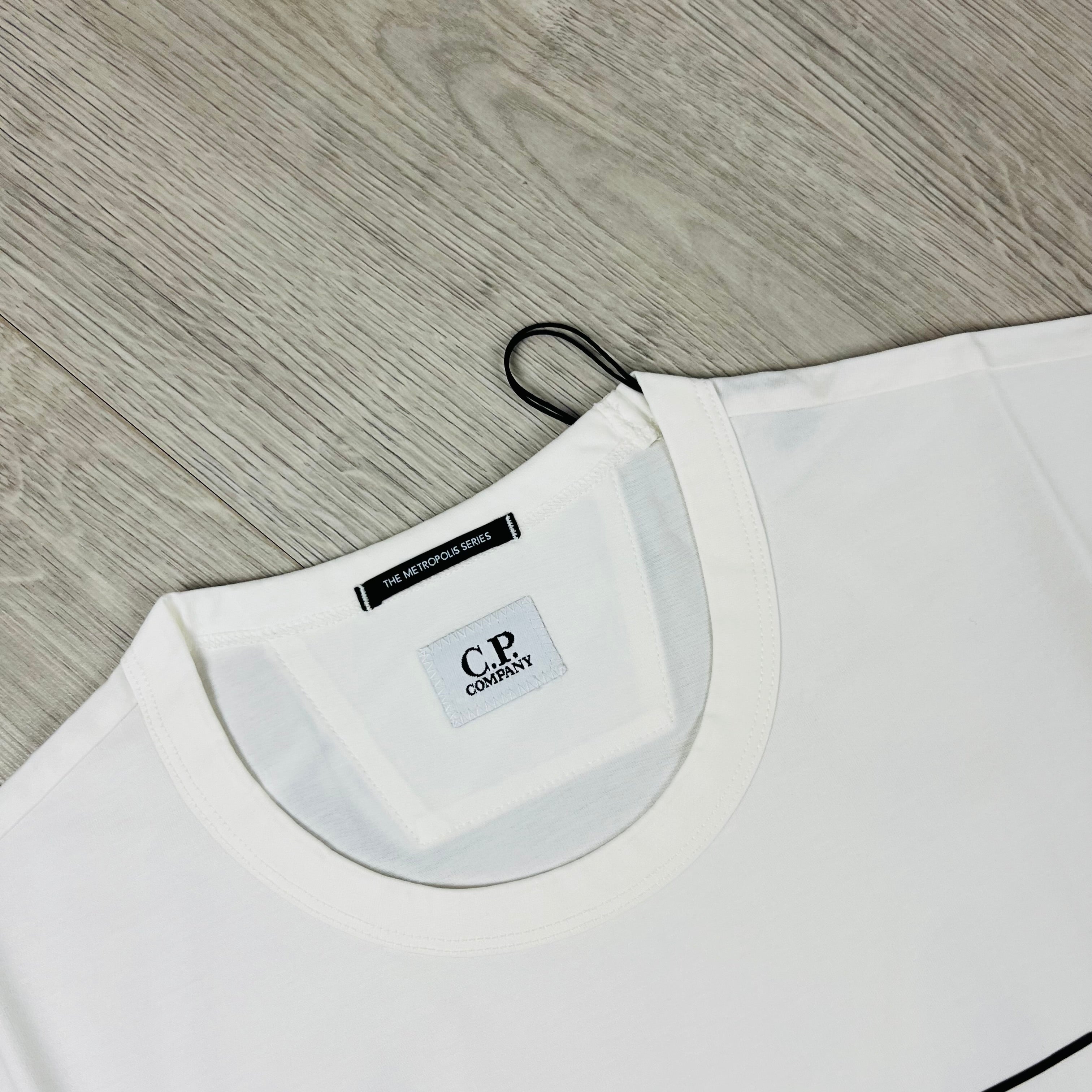 CP Company Metropolis T-Shirt - White -Usfansport