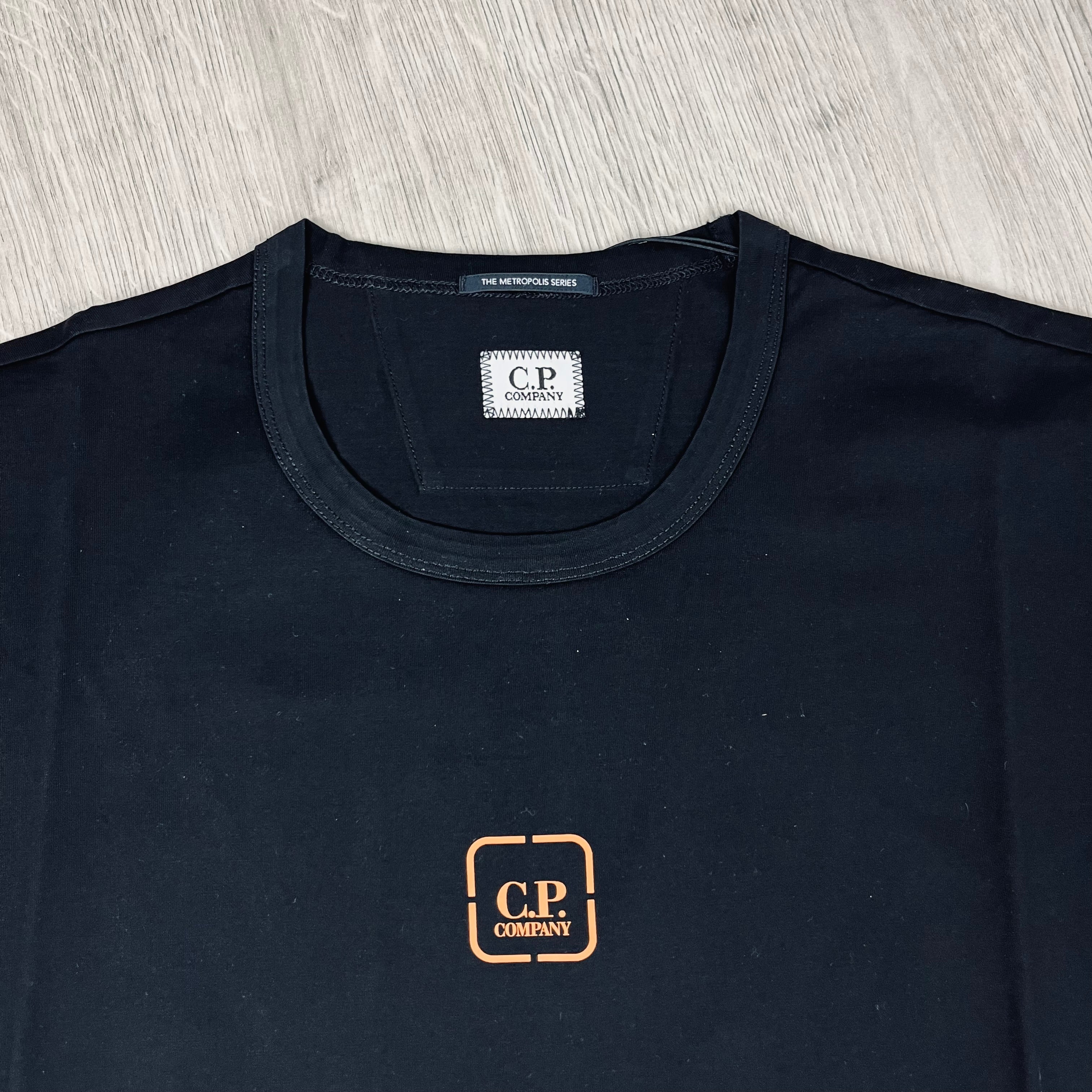 CP Company Metropolis T-Shirt - Black -Usfansport