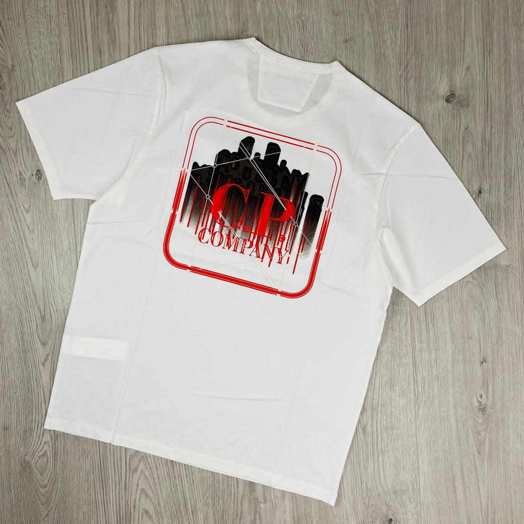 CP Company Metropolis T-Shirt - White -Usfansport