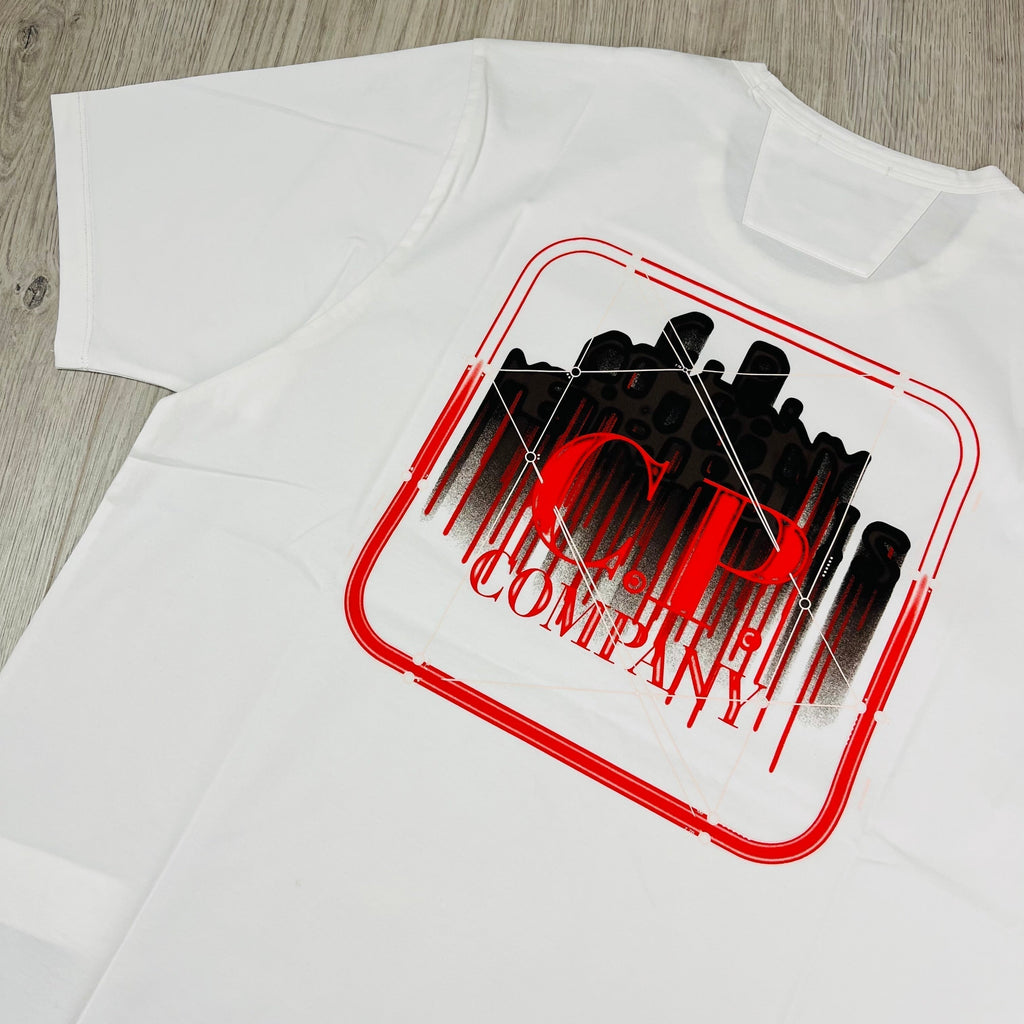 CP Company Metropolis T-Shirt - White -Usfansport
