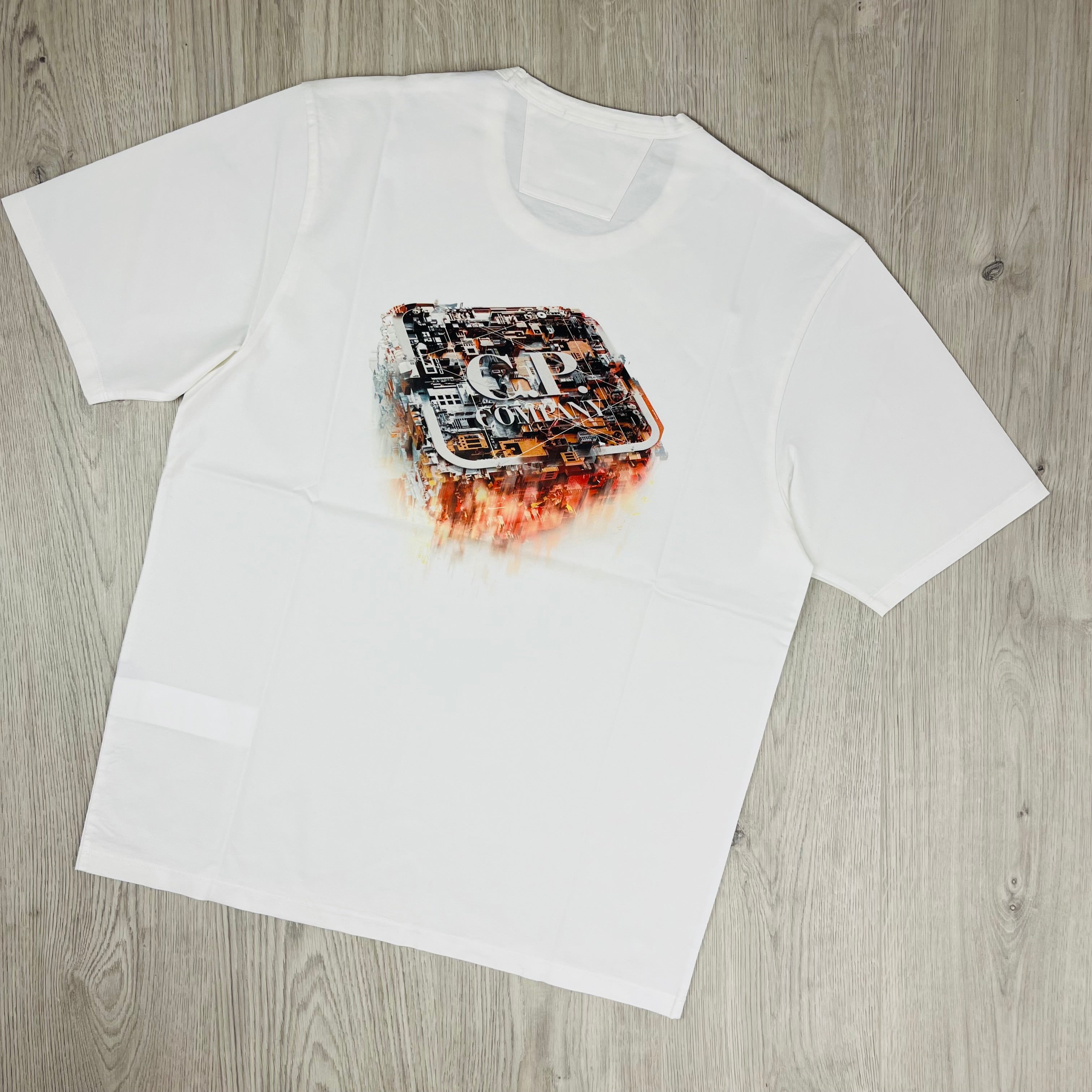 CP Company Metropolis T-Shirt - White -Usfansport