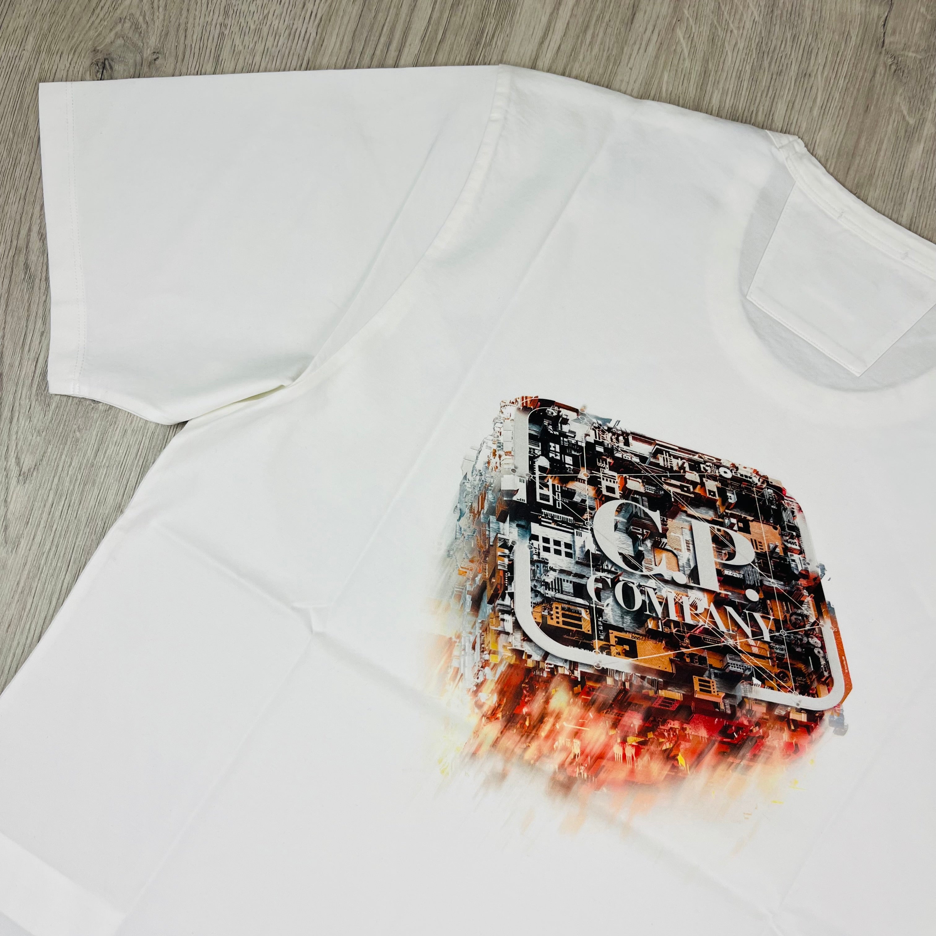 CP Company Metropolis T-Shirt - White -Usfansport