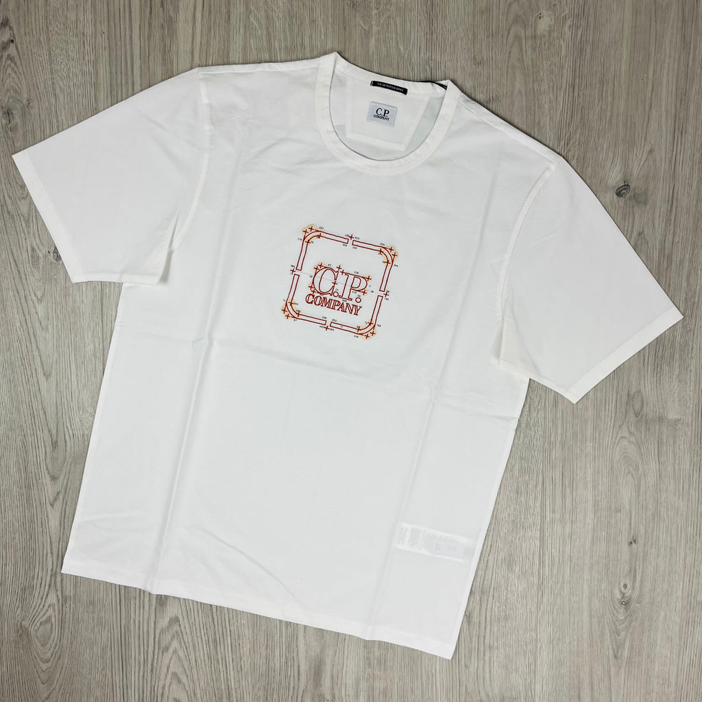 CP Company Metropolis T-Shirt - White -Usfansport