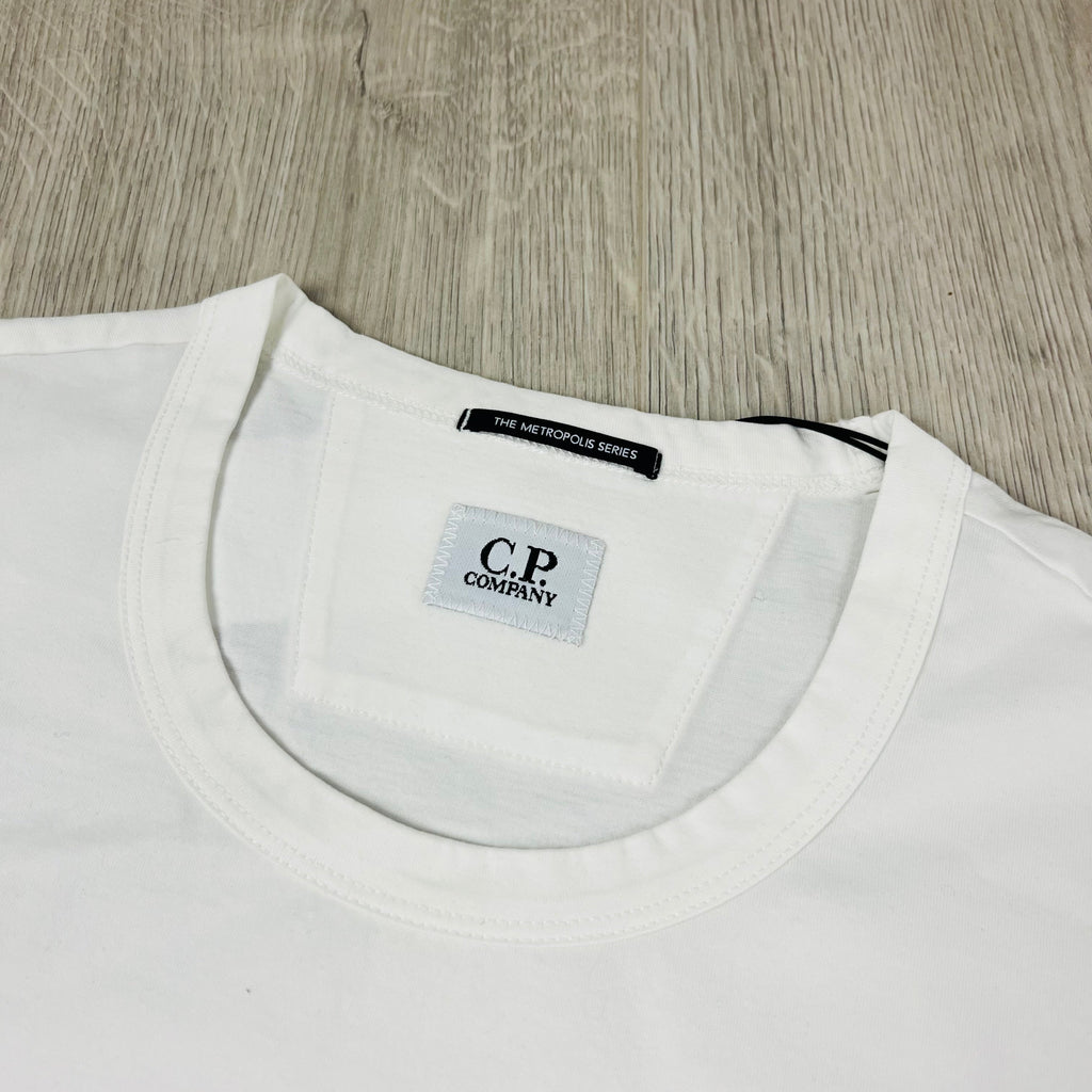 CP Company Metropolis T-Shirt - White -Usfansport