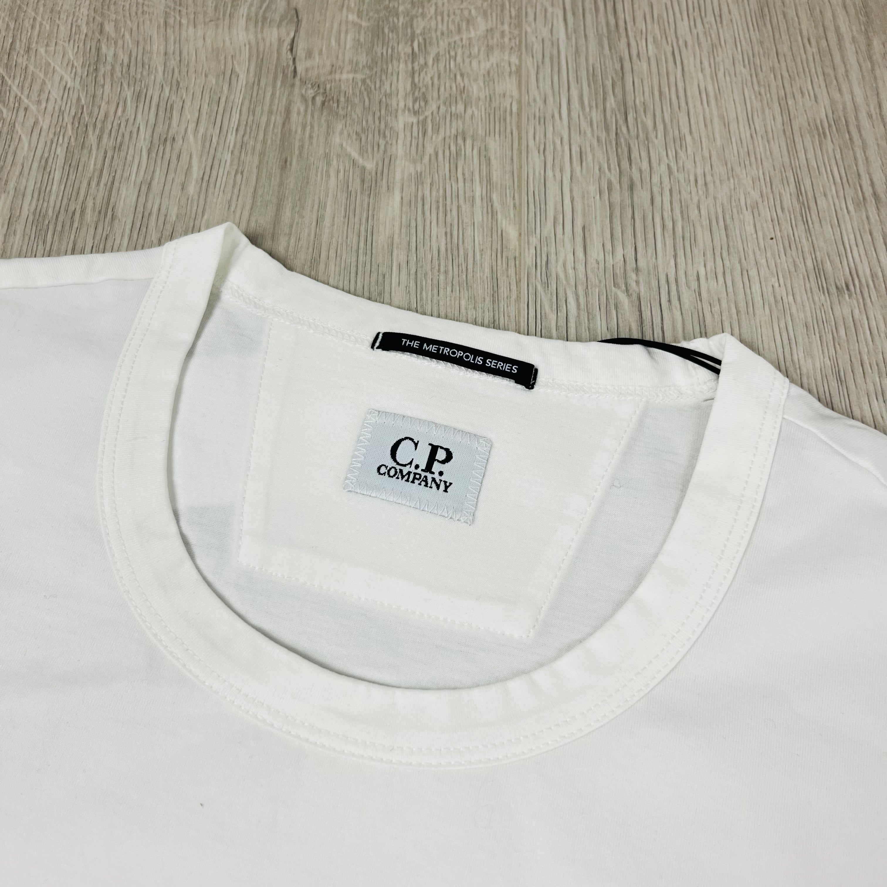 CP Company Metropolis T-Shirt - White -Usfansport