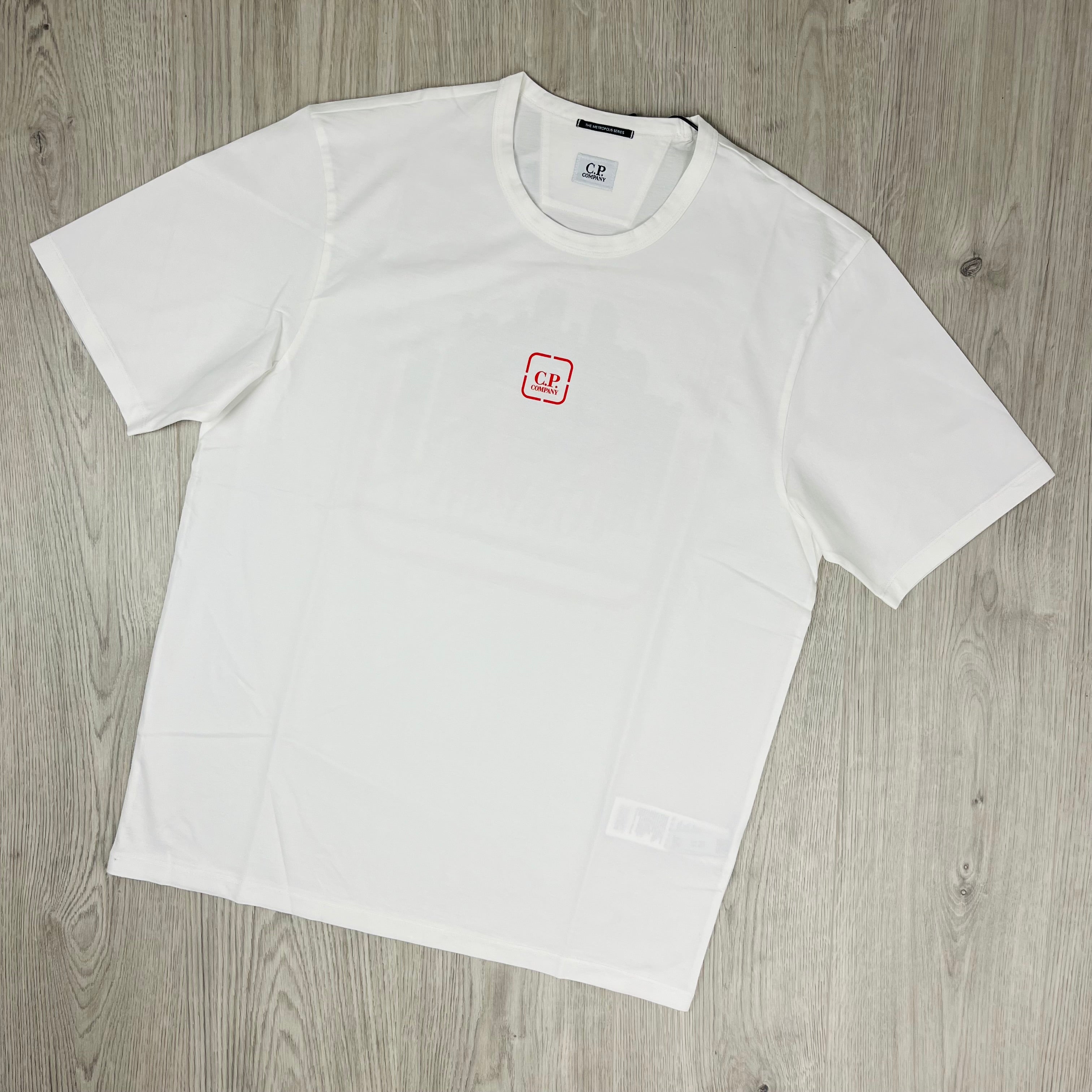CP Company Metropolis T-Shirt - White -Usfansport