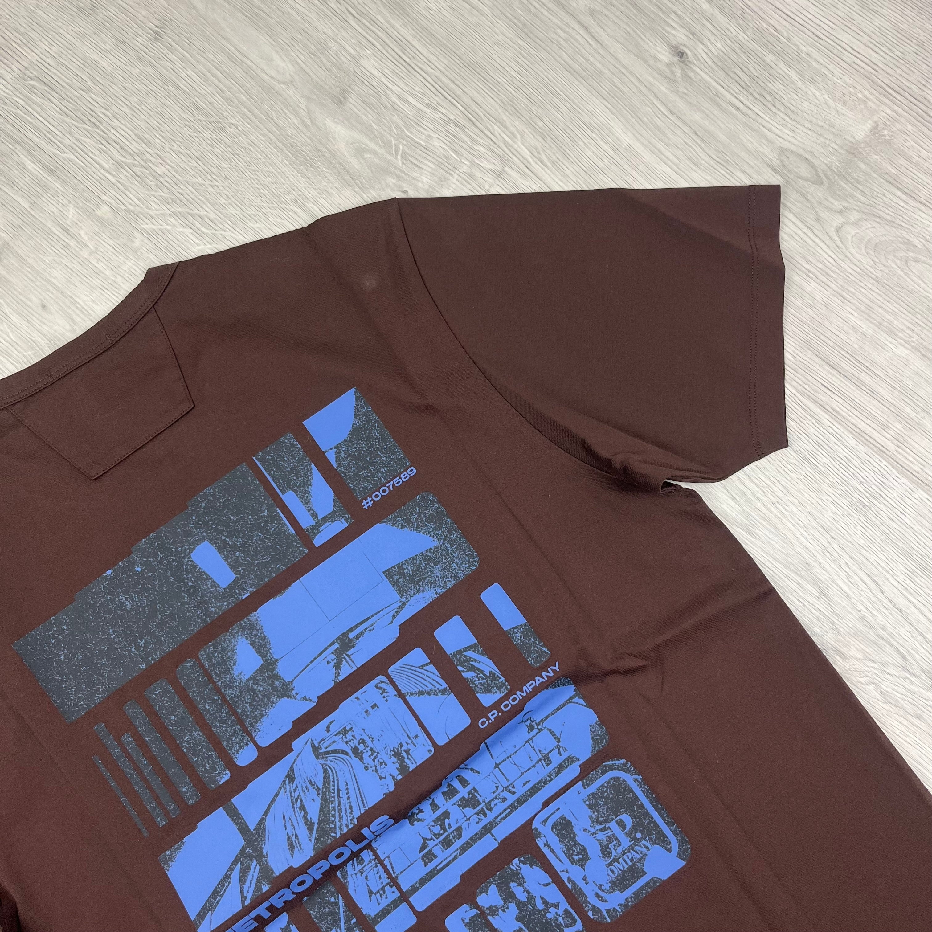 CP Company Metropolis T-Shirt - Rum Raisin -Usfansport