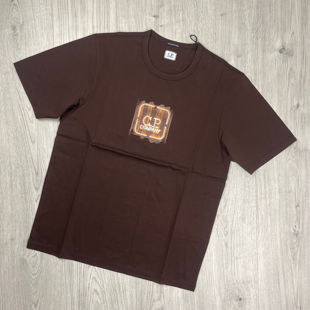 CP Company Metropolis T-Shirt - Rum Raisin -Usfansport