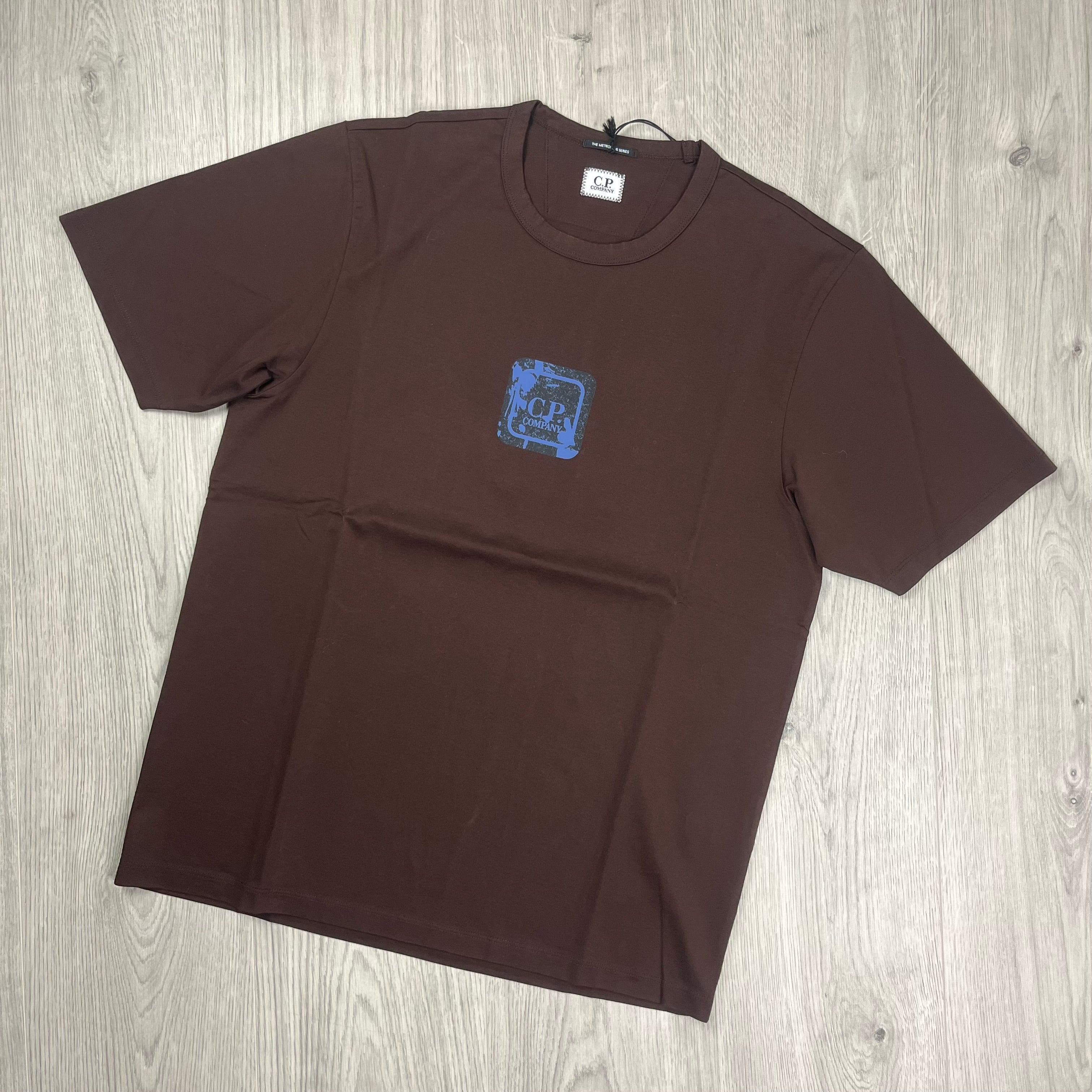 CP Company Metropolis T-Shirt - Rum Raisin -Usfansport