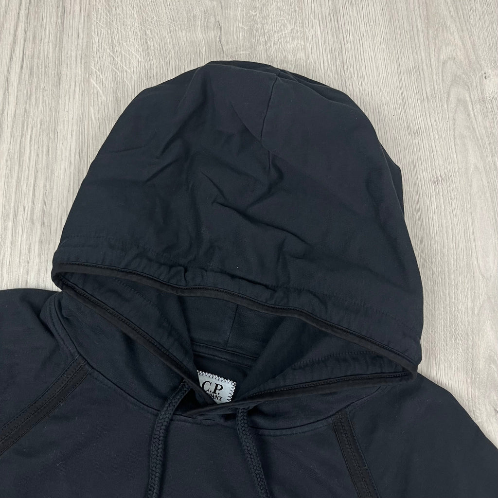CP Company Light Fleece Hoodie -  Black -Usfansport