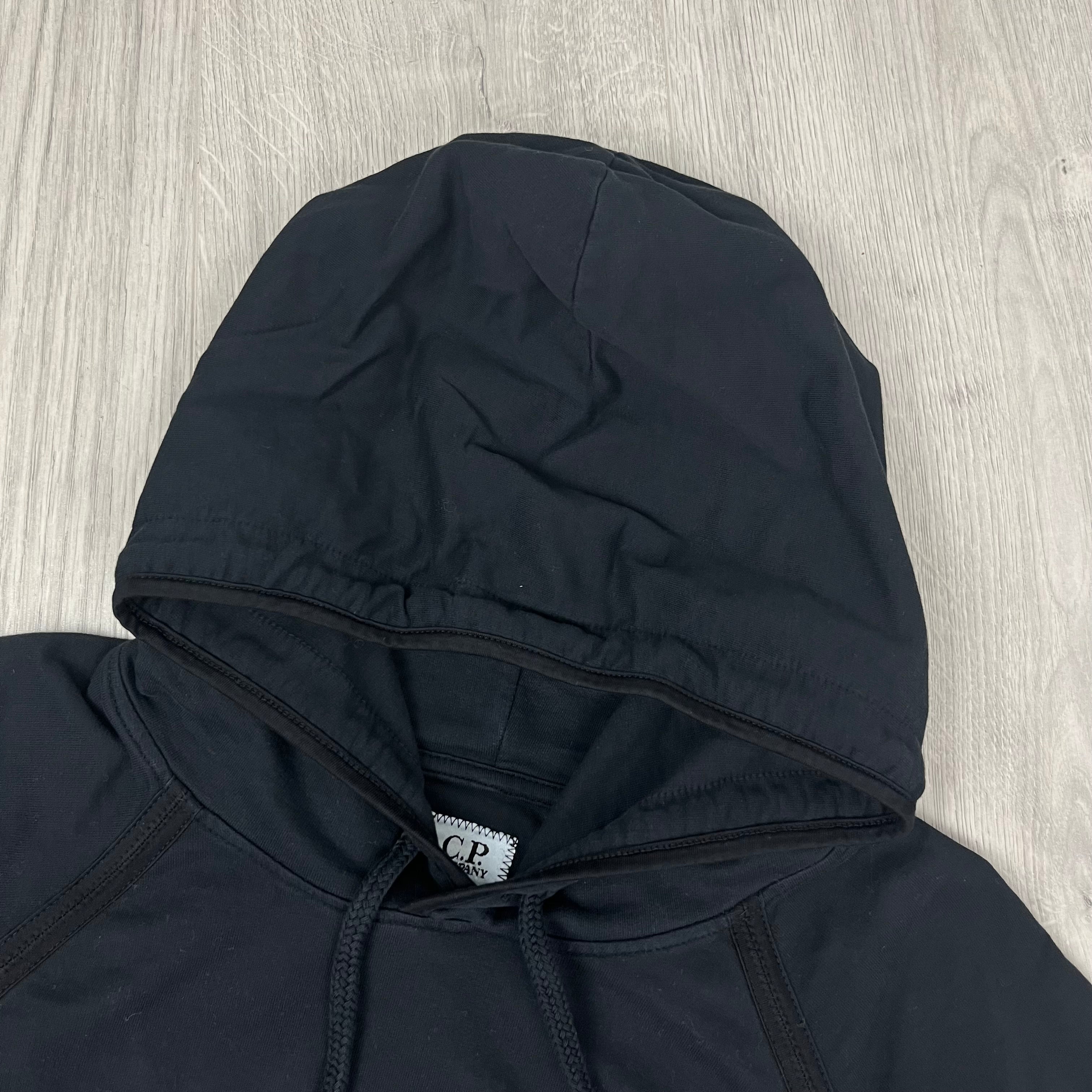 CP Company Light Fleece Hoodie -  Black -Usfansport