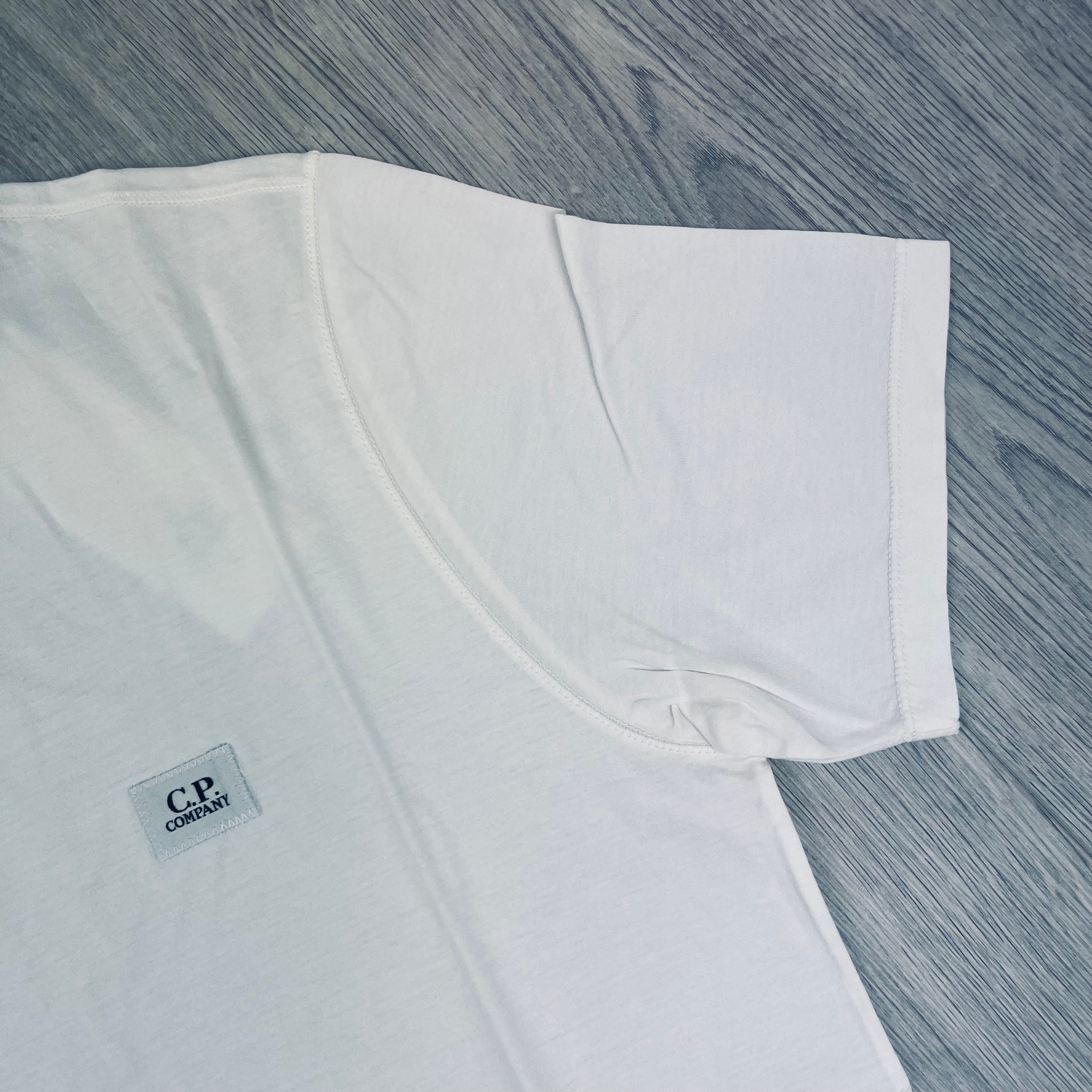 CP Company Patch T-shirt - White -Usfansport