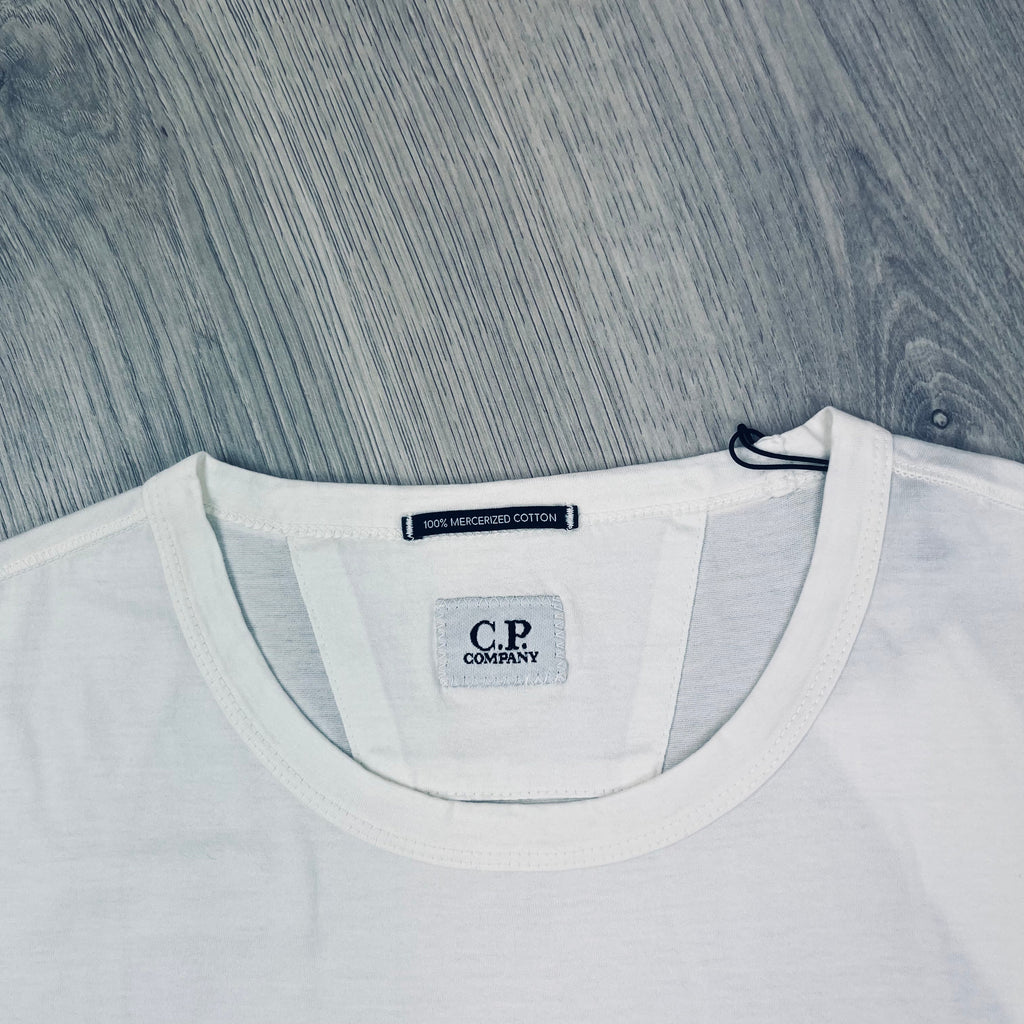 CP Company Patch T-shirt - White -Usfansport