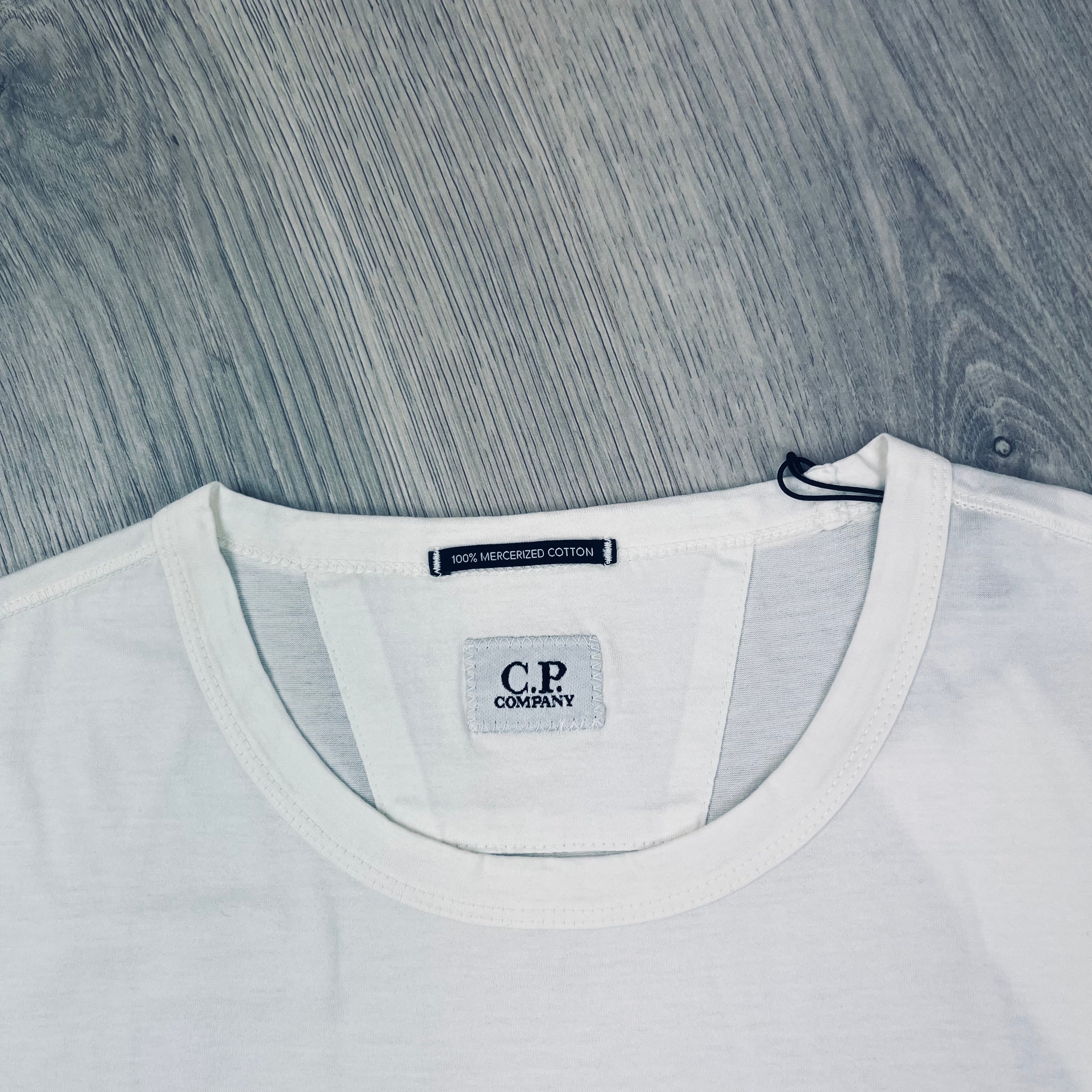 CP Company Patch T-shirt - White -Usfansport