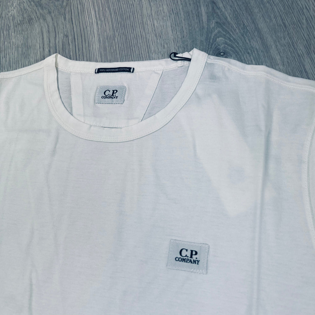 CP Company Patch T-shirt - White -Usfansport