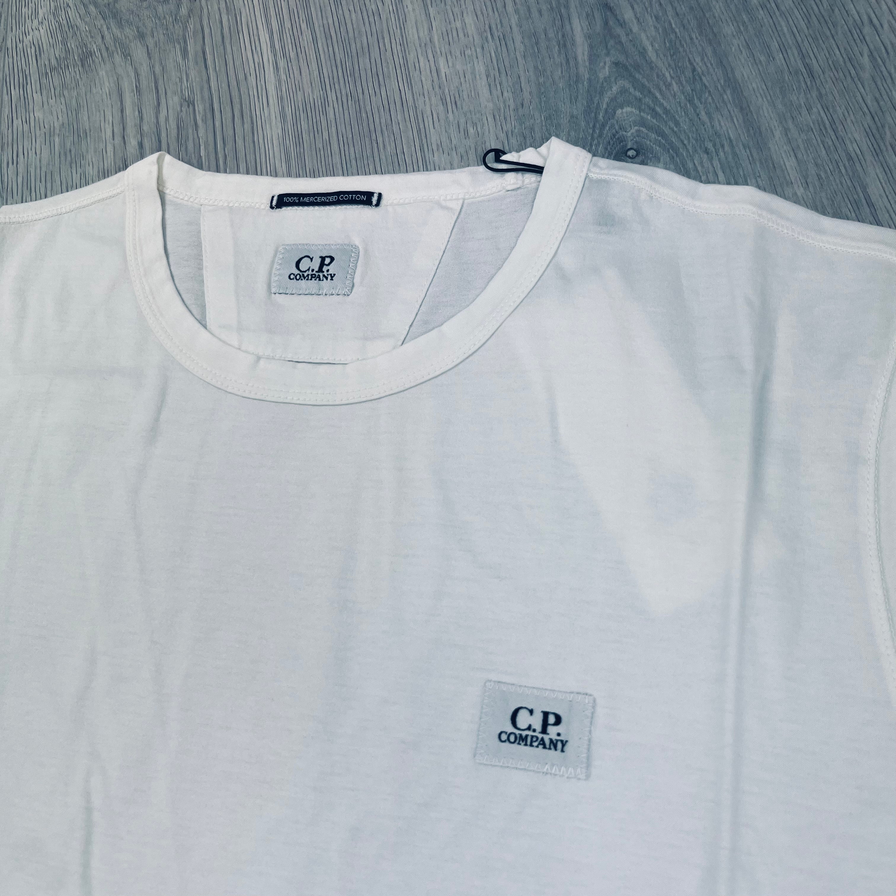 CP Company Patch T-shirt - White -Usfansport