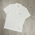 CP Company Piquet Polo Shirt - White -Usfansport