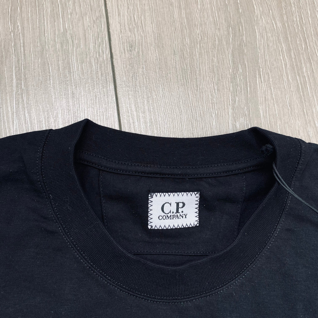 CP Company Printed T-Shirt - Black -Usfansport